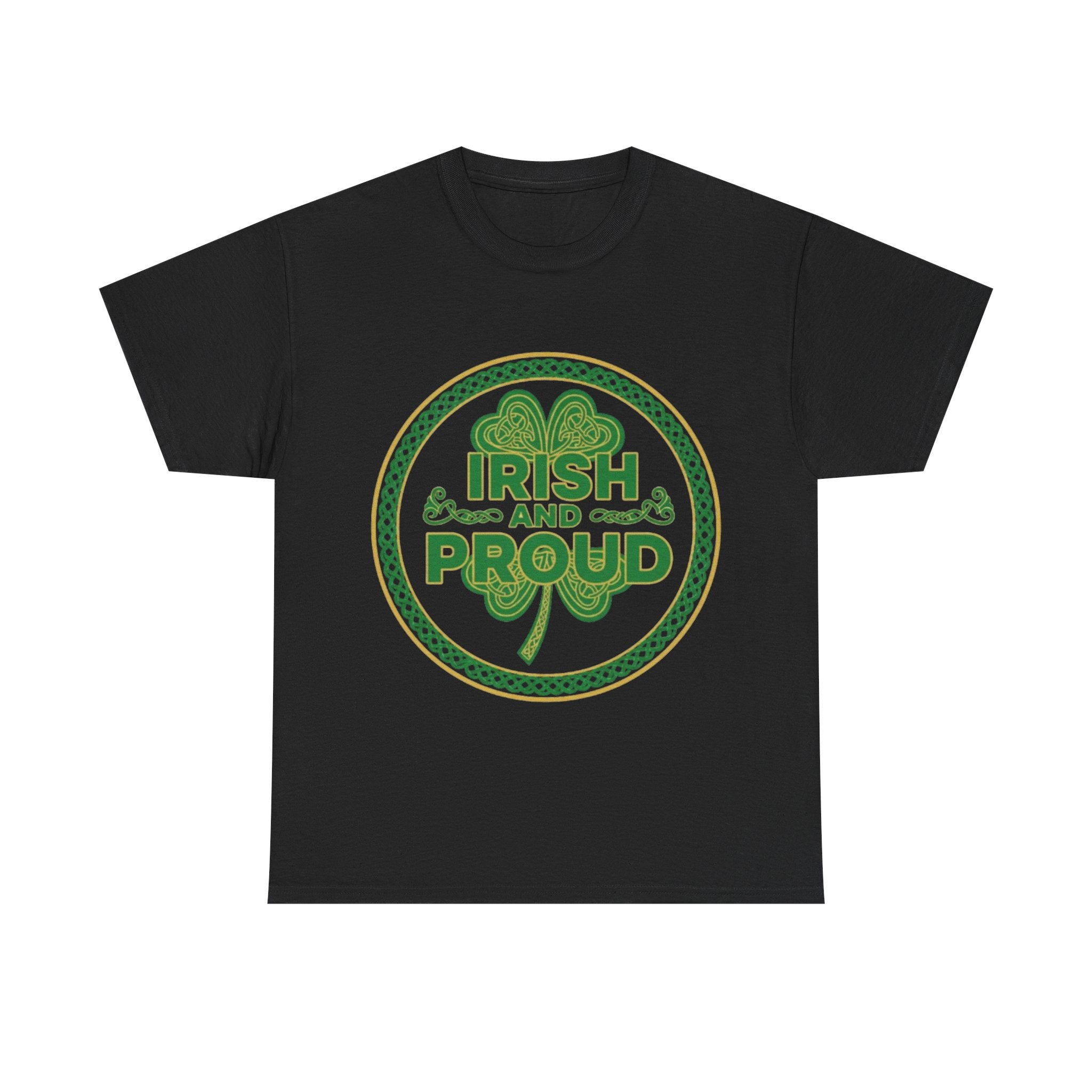 Irish and Proud Shamrock T-Shirt — St. Patrick’s Day Celebration Tee
