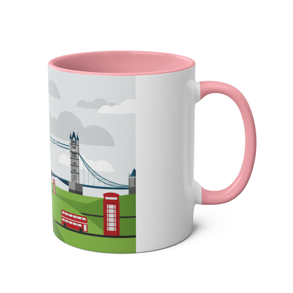 Two-Tone Coffee Mugs, 11oz