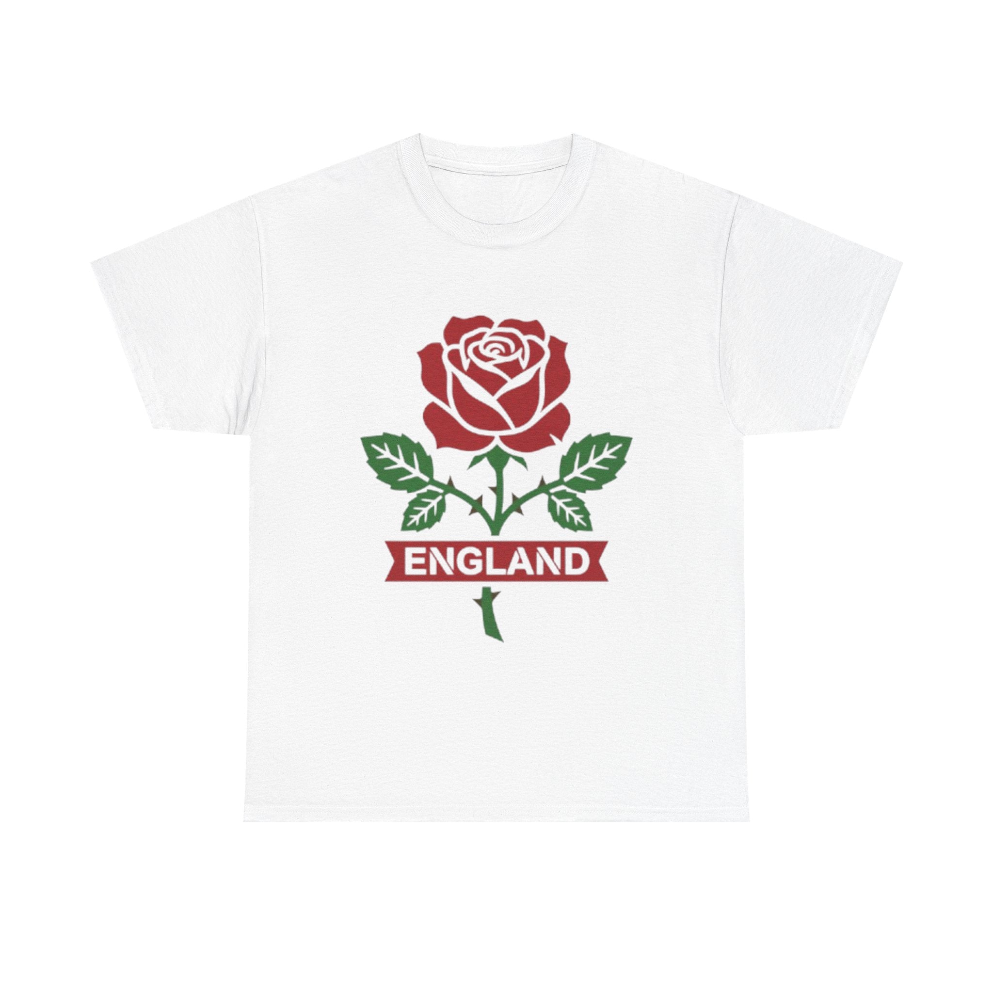 England Rose T-Shirt – Vintage Red Rose England Tee
