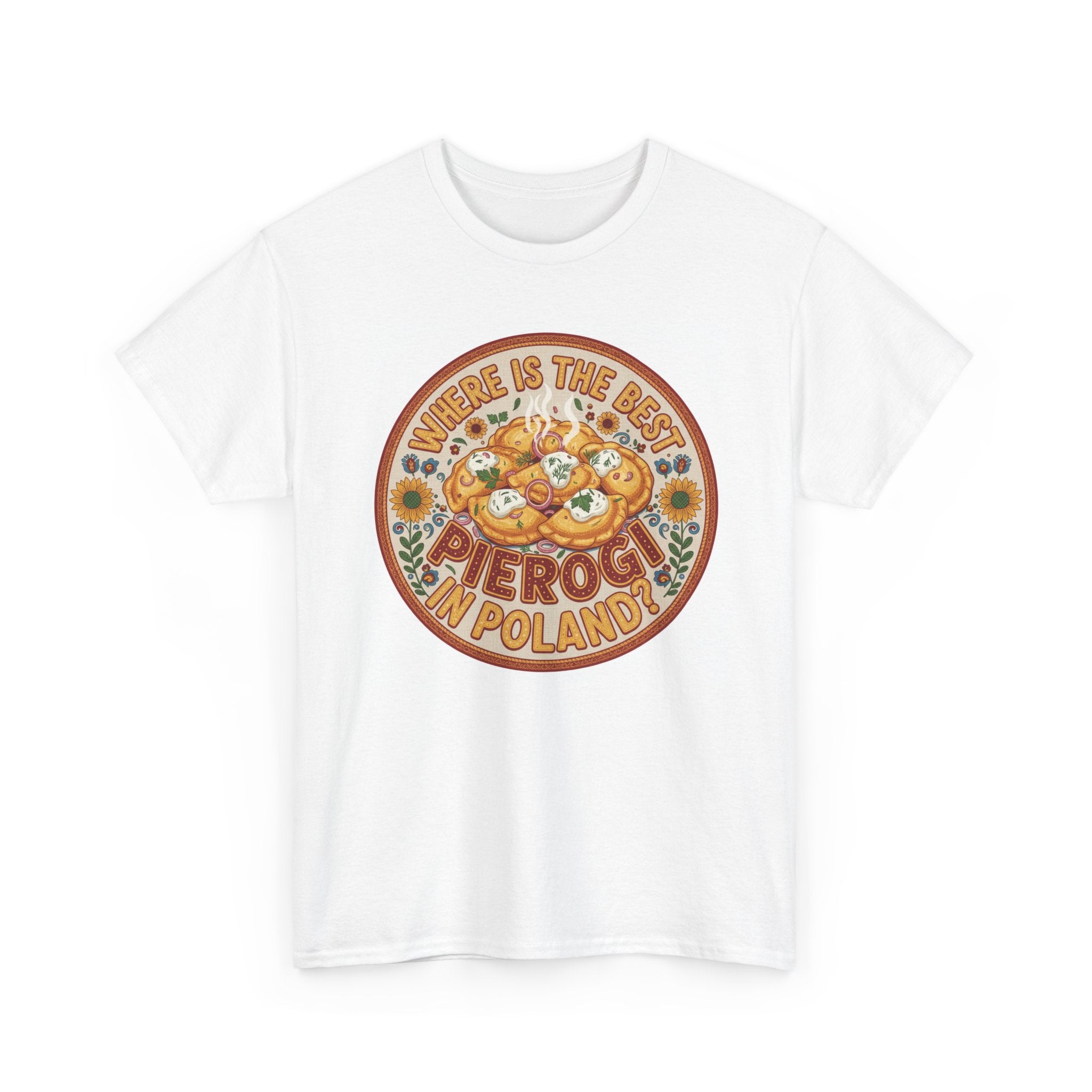 Pierogi Shirt - "Pierogi Are the Best in Poland" Retro Food Tee