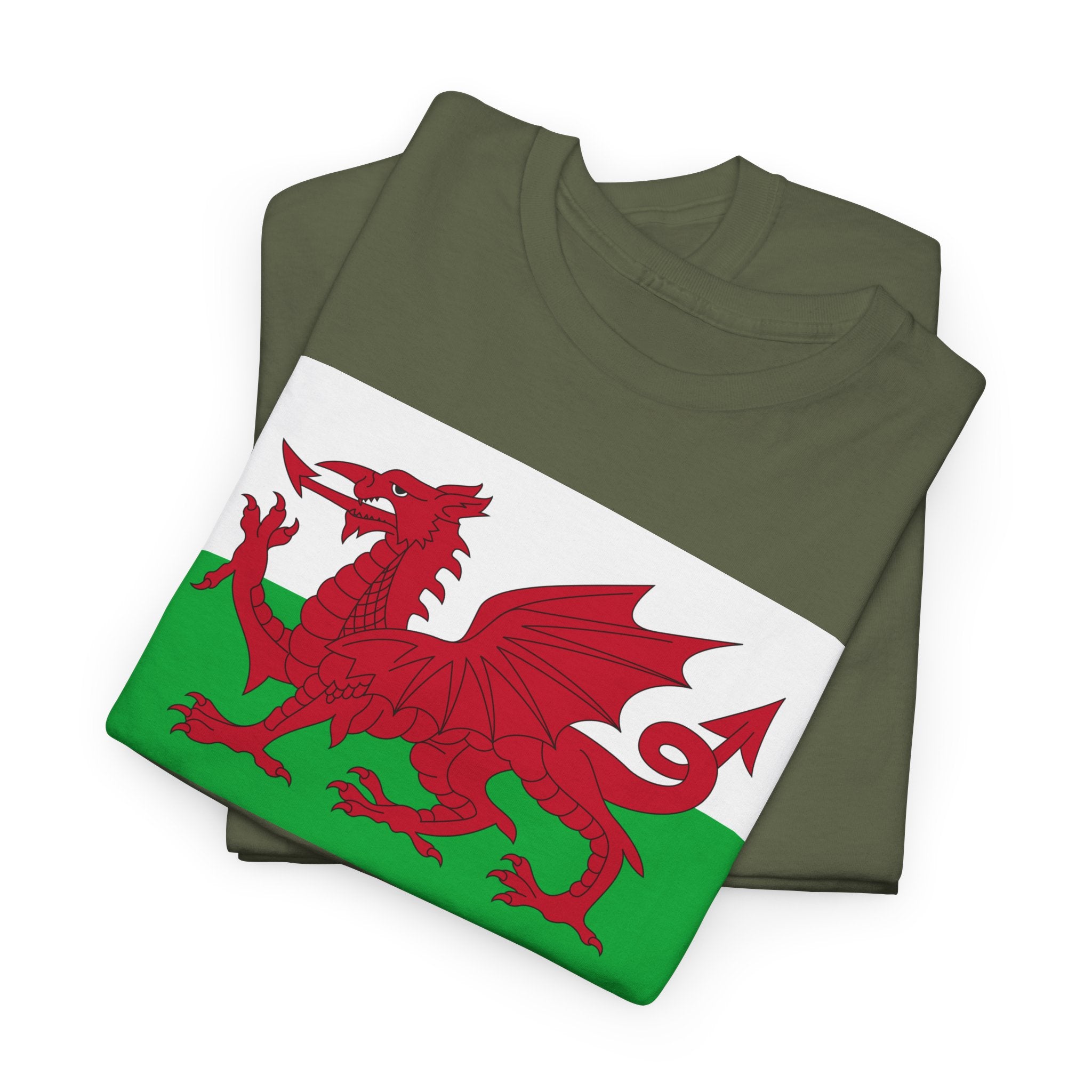 Welsh Dragon T‑Shirt — Cymru Red Dragon Flag Tee