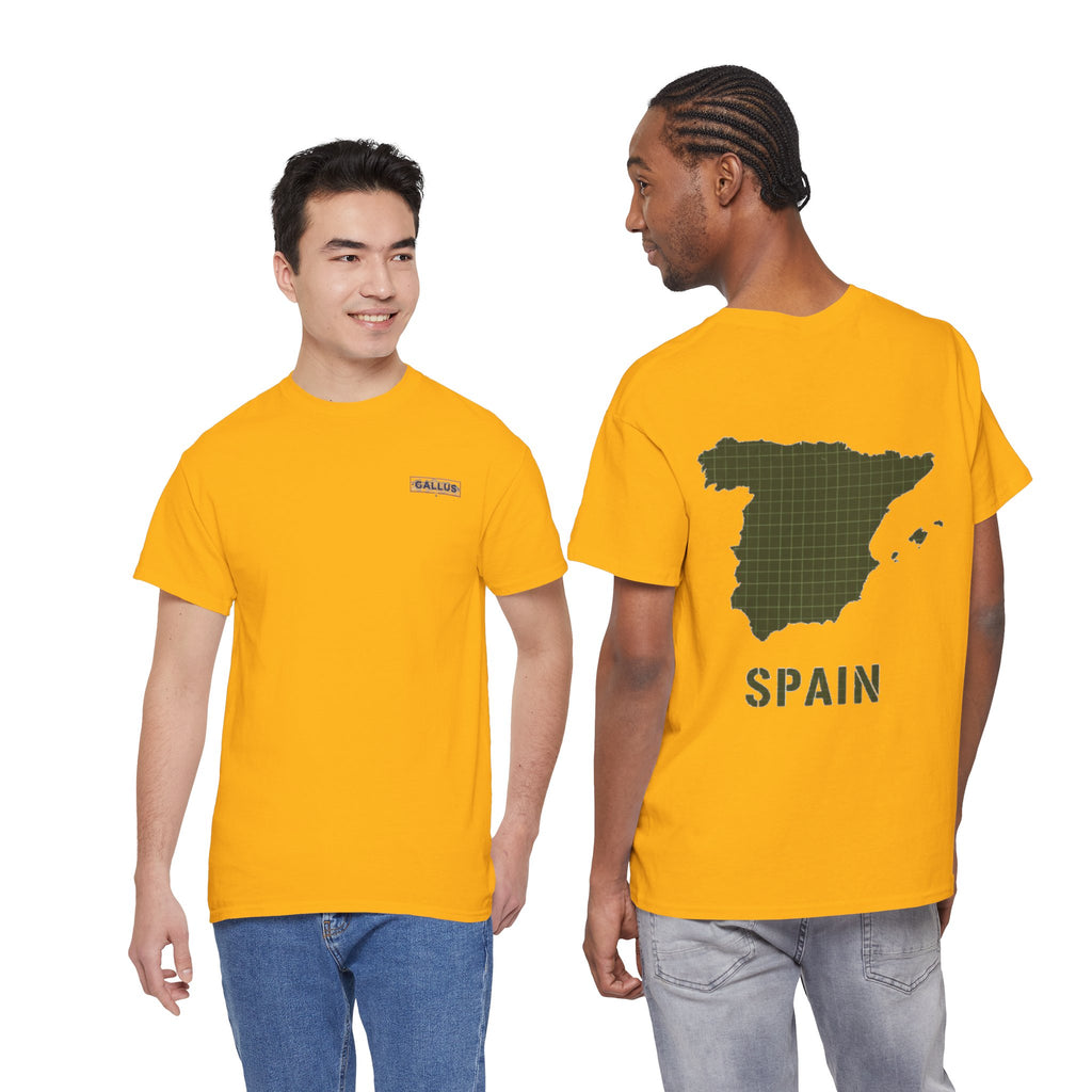 Spain Map Graphic Tee — Minimalist Travel T‑Shirt