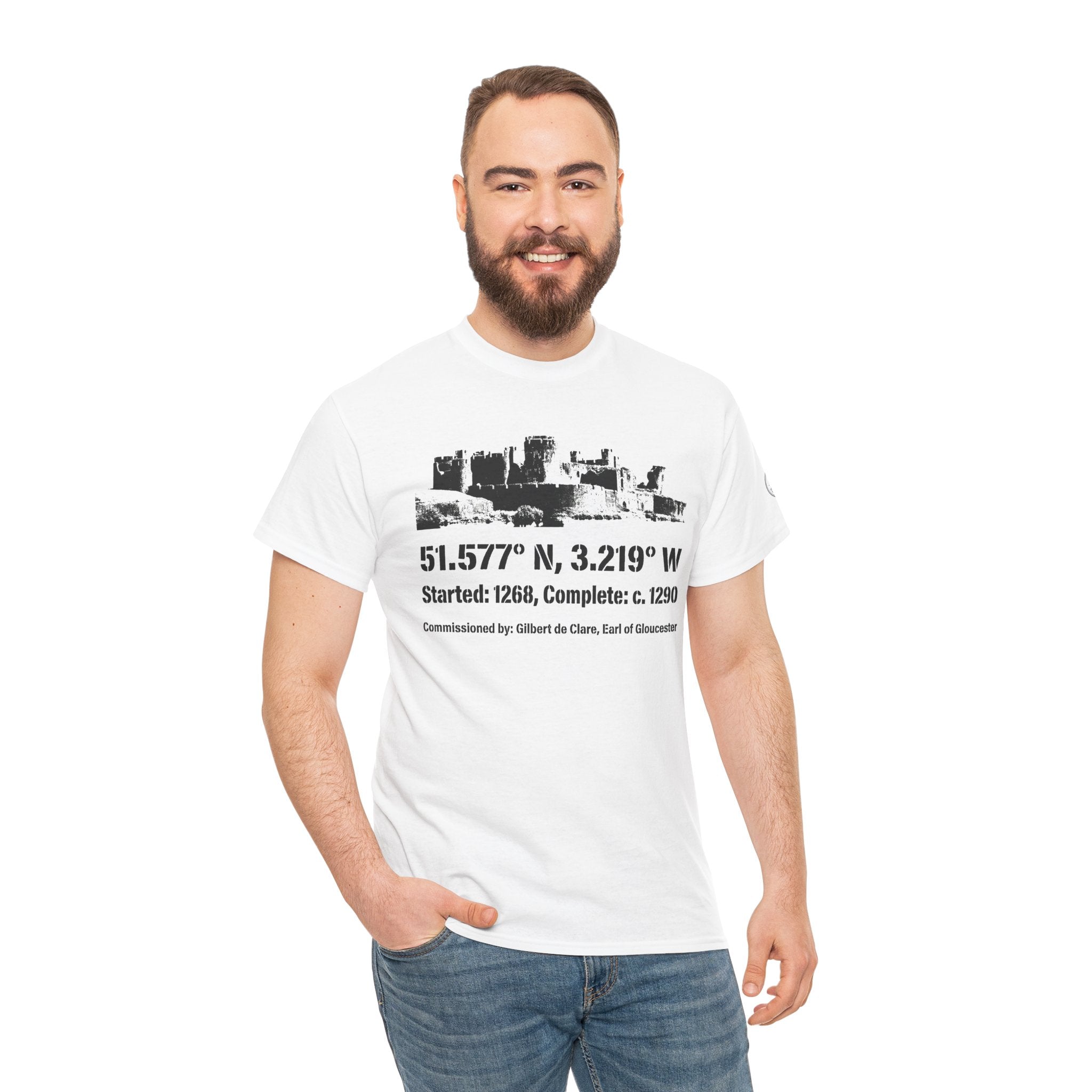 Caerphilly Castle T-Shirt — Welsh Landmark Tee for History Lovers & Travelers