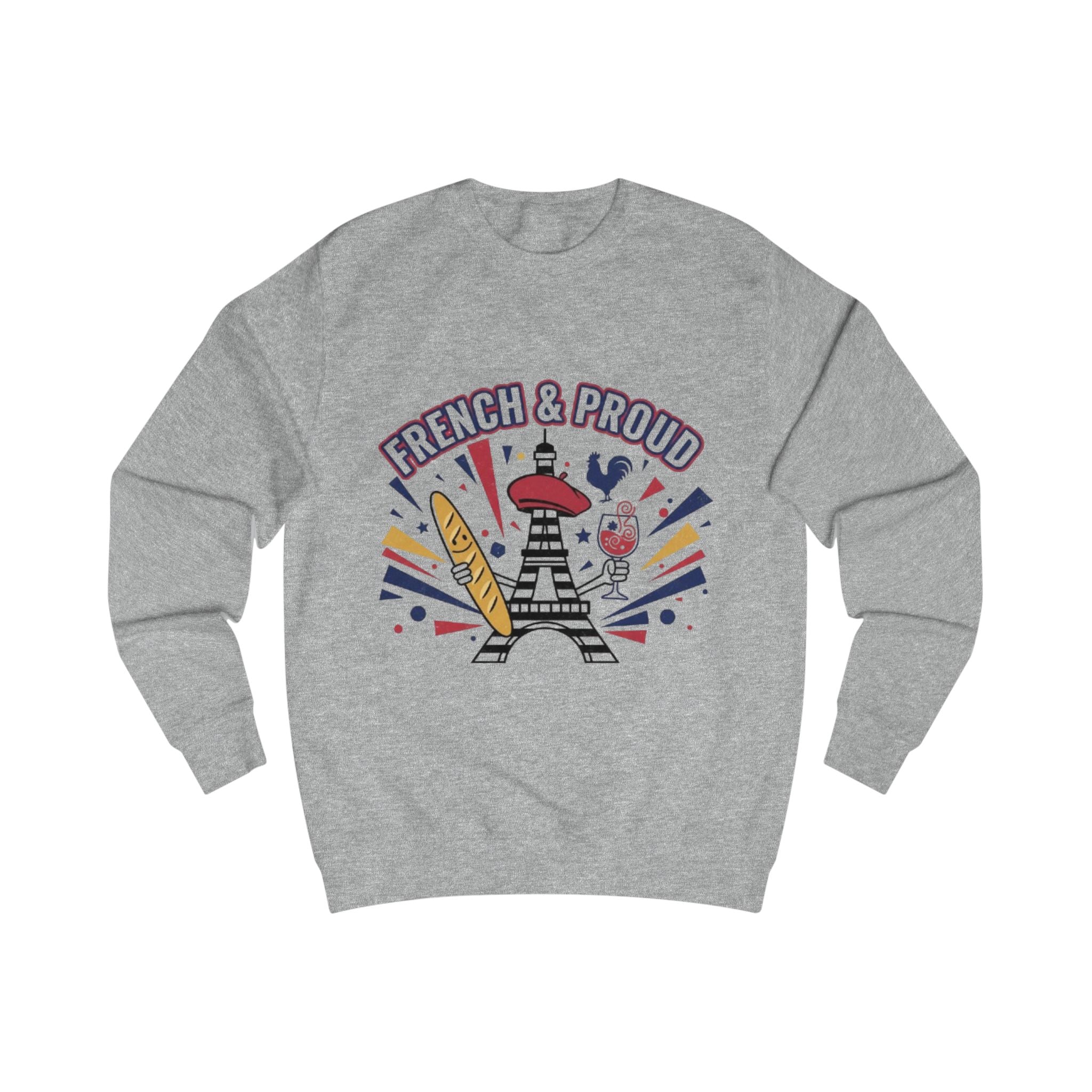 French and Proud Sweatshirt — France Flag Pride Pullover