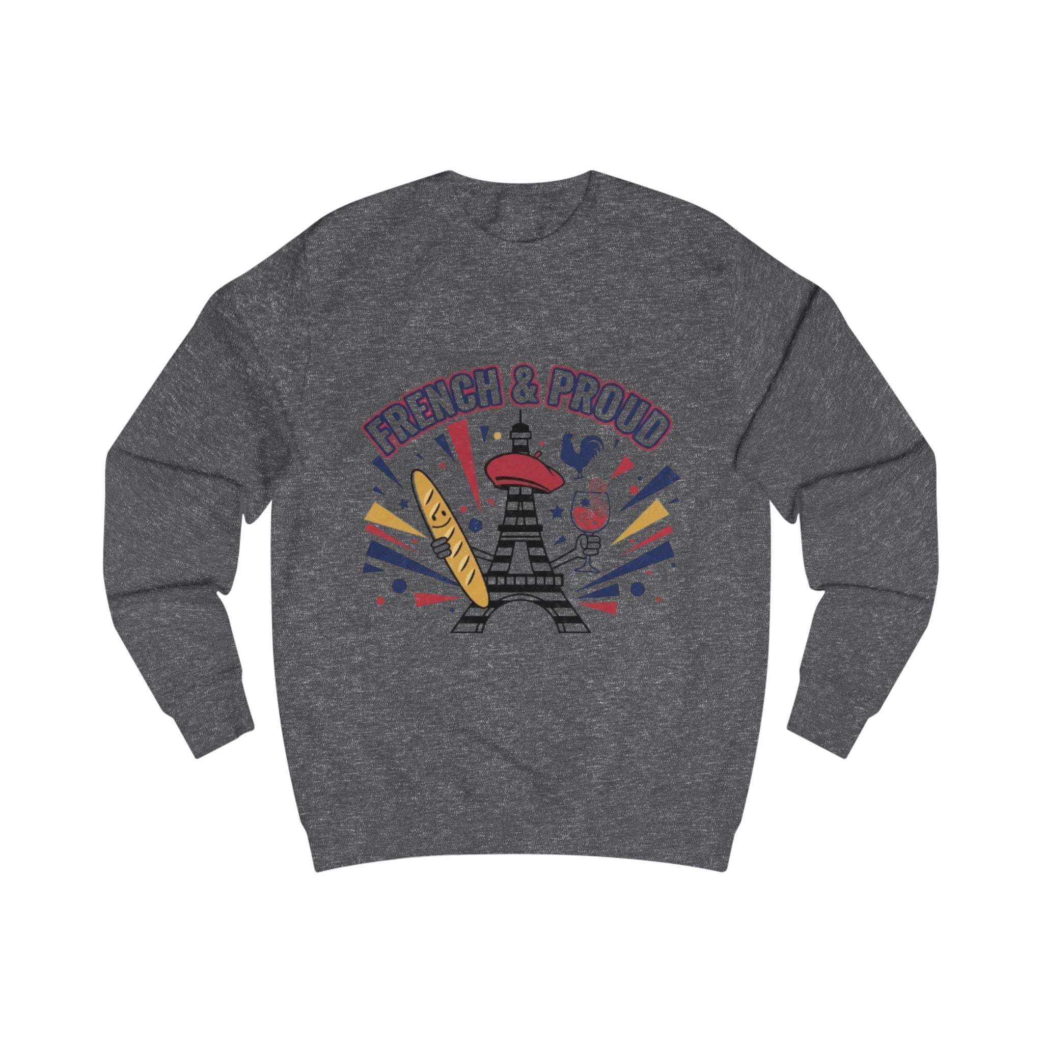 French and Proud Sweatshirt — France Flag Pride Pullover