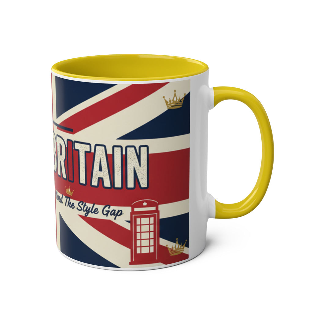 Two-Tone Coffee Mugs, 11oz
