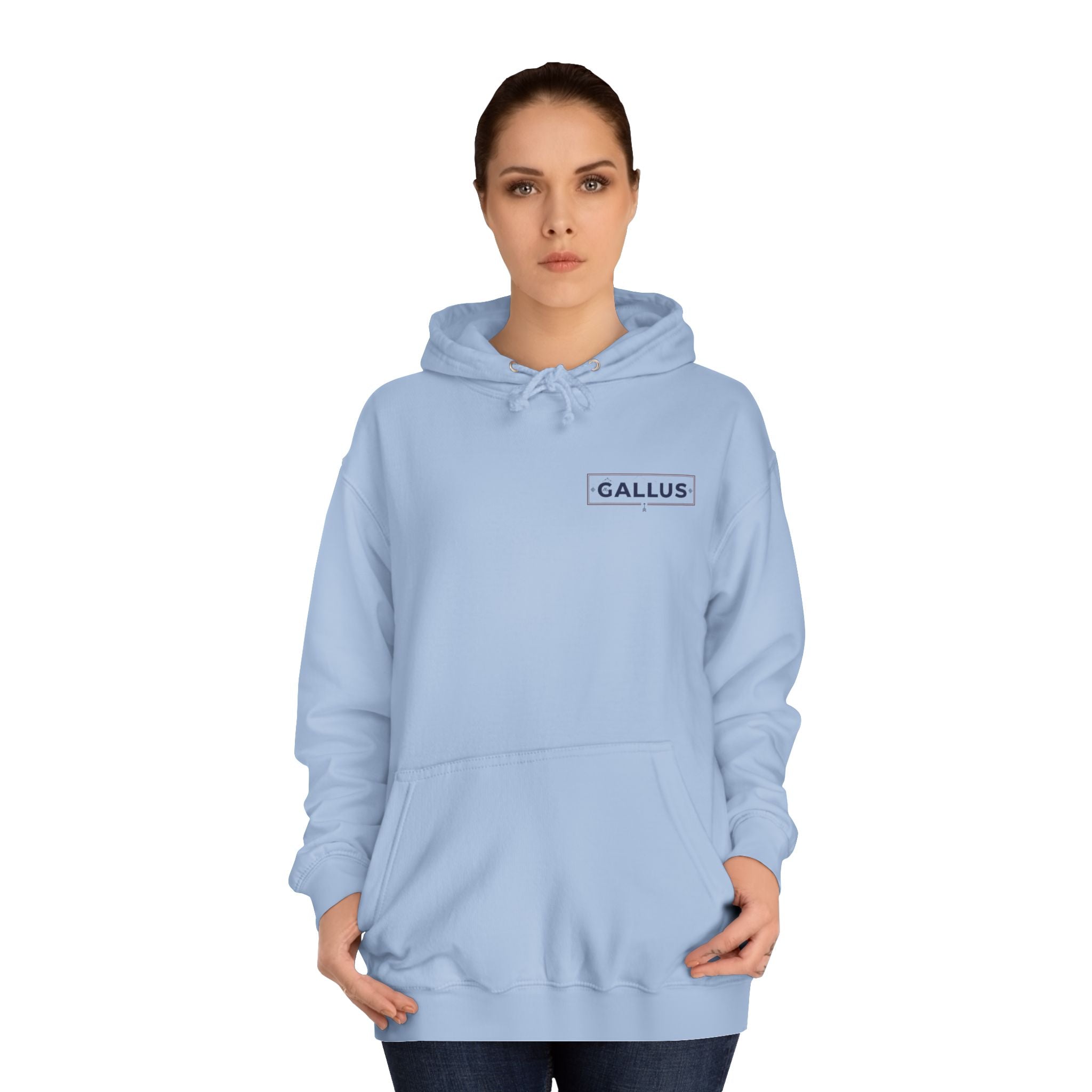 Gallus Mountain Hoodie — Forest Green College Logo Pullover