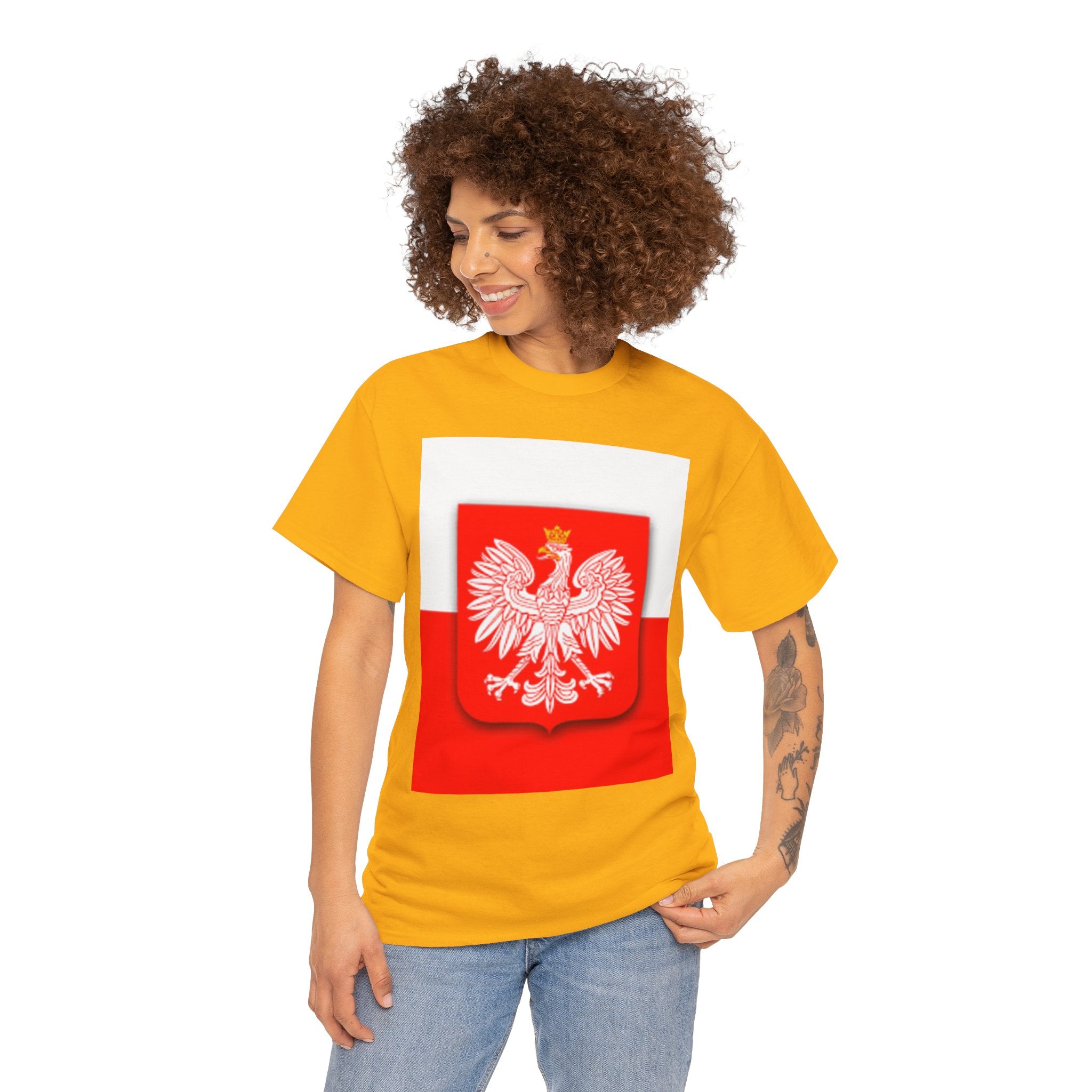 Polish White Eagle T-Shirt — Polska Coat of Arms Tee