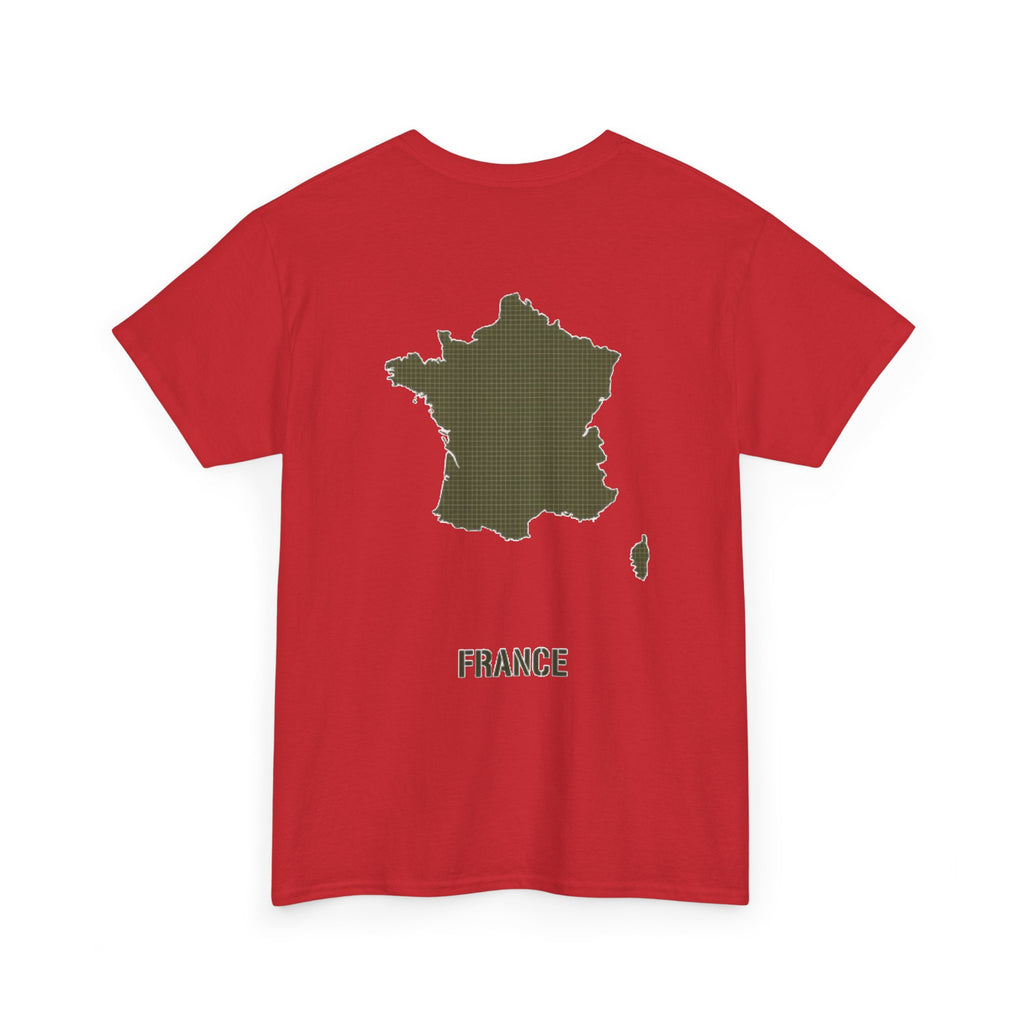 France Map Tee with "GALLUS" Chest Logo