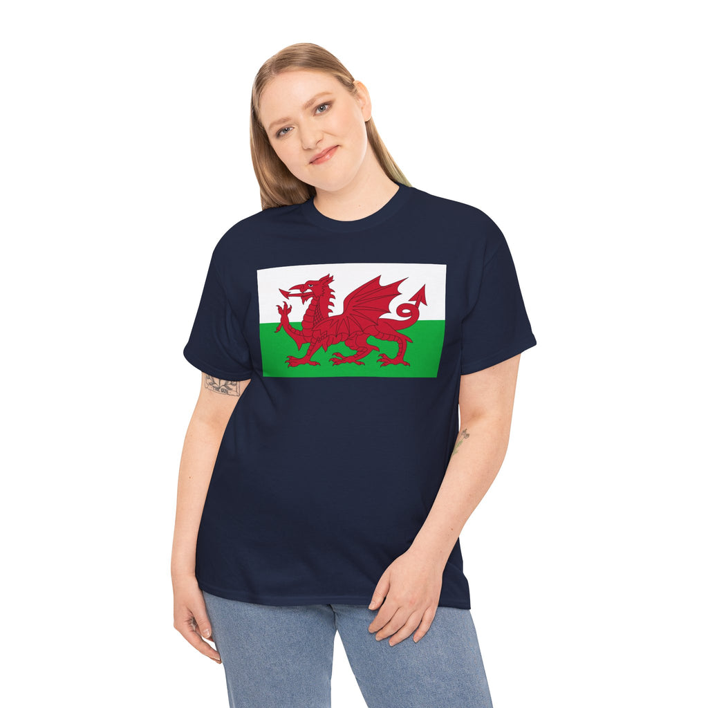 Welsh Dragon T‑Shirt — Cymru Red Dragon Flag Tee
