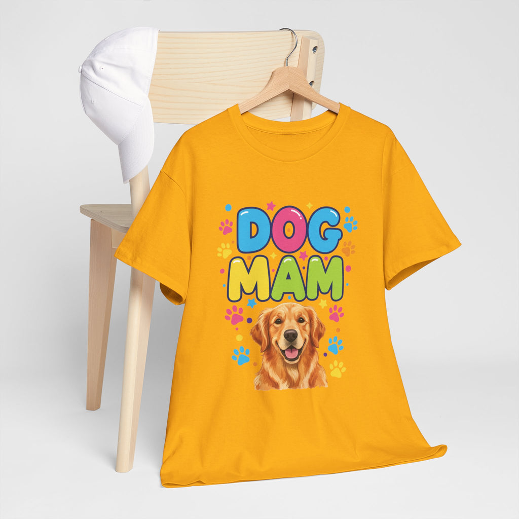 Dog Mam T-Shirt — Cute Colorful "Dog Mam" Graphic Tee for Dog Lovers