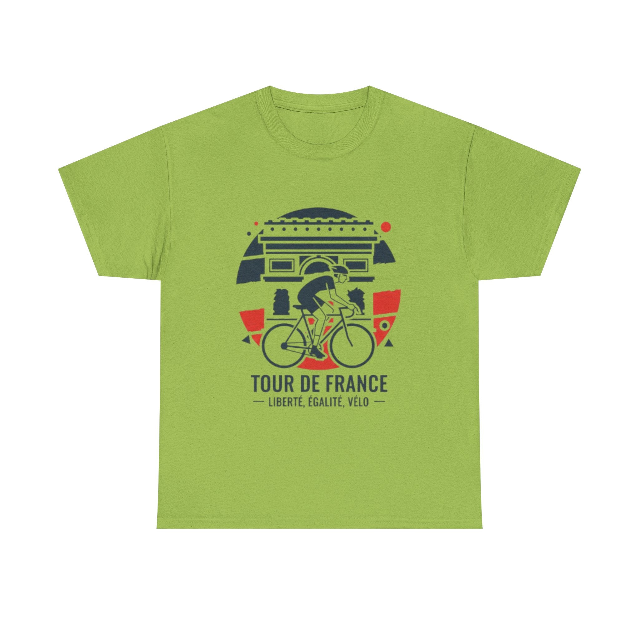 Tour de France Cycling Tee — "Liberté, Égalité, Vélo" Graphic Shirt