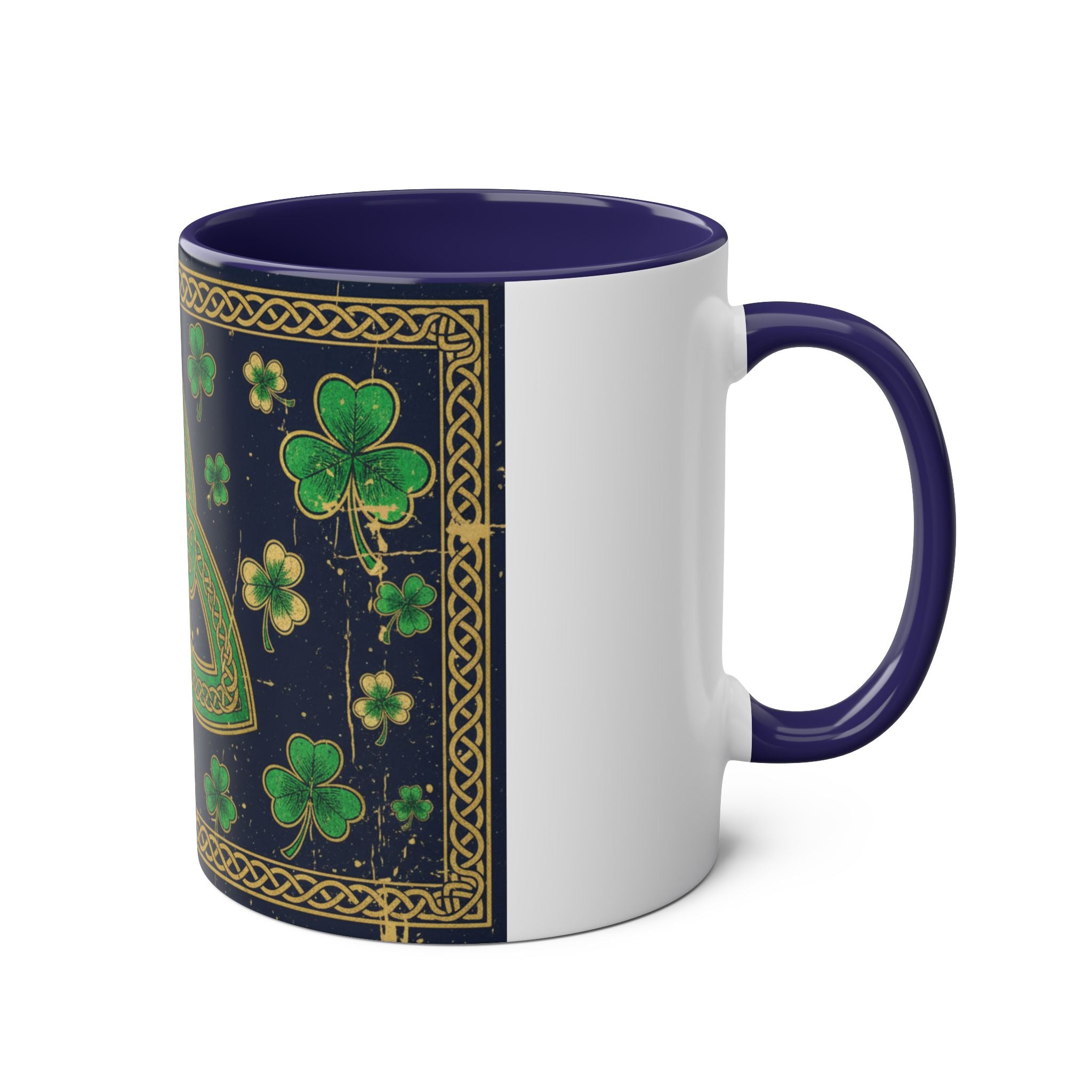 Celtic Trinity Knot Coffee Mug — Shamrock St. Patrick’s Day 11oz