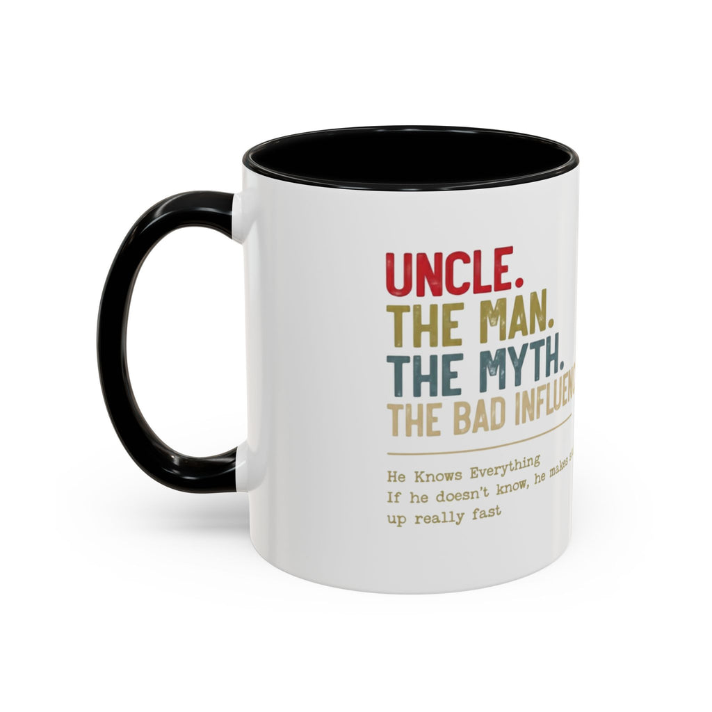 Uncle 'The Man, The Myth, The Legend' Accent Coffee Mug