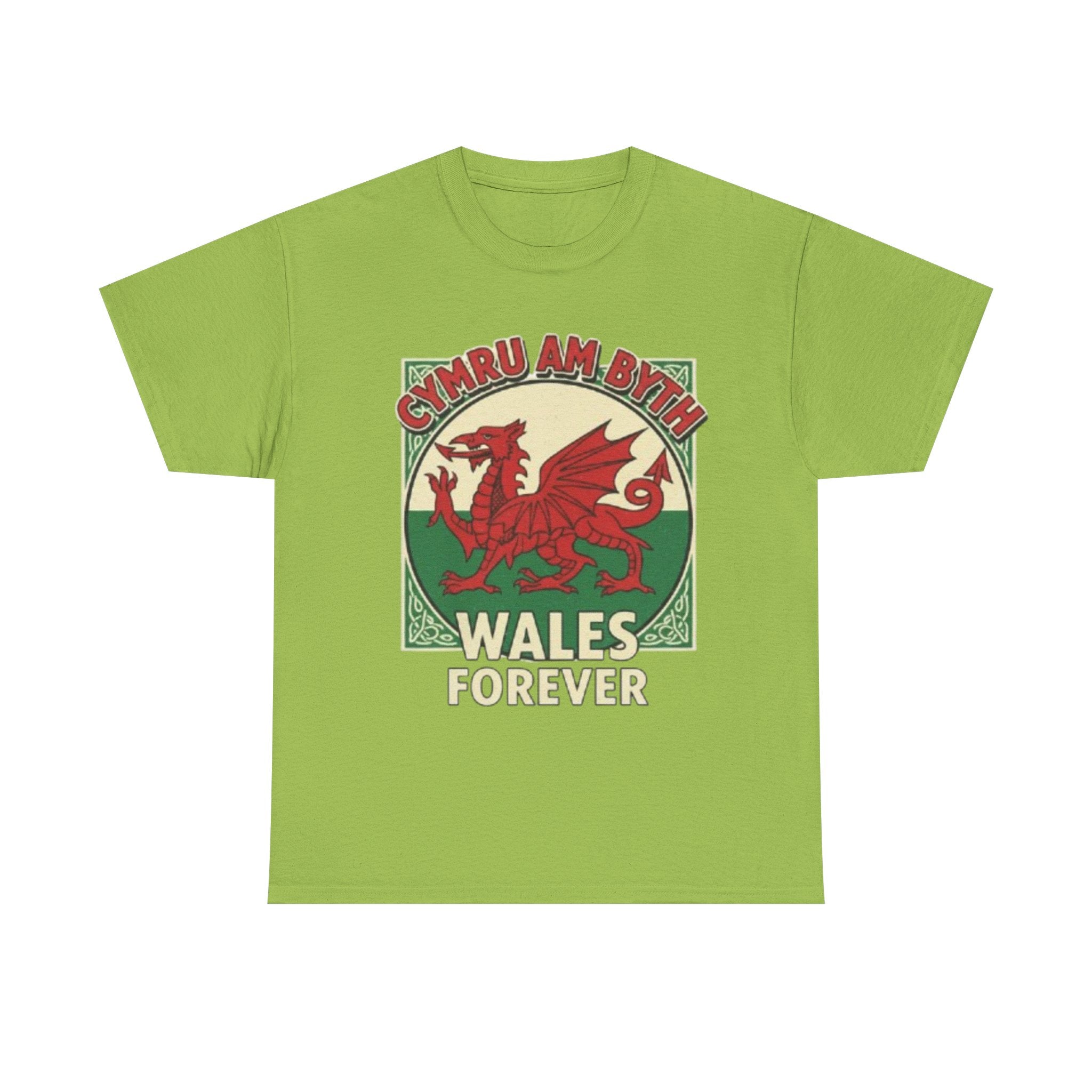 Wales Forever T-Shirt — Cymru Am Byth Retro Welsh Dragon Tee