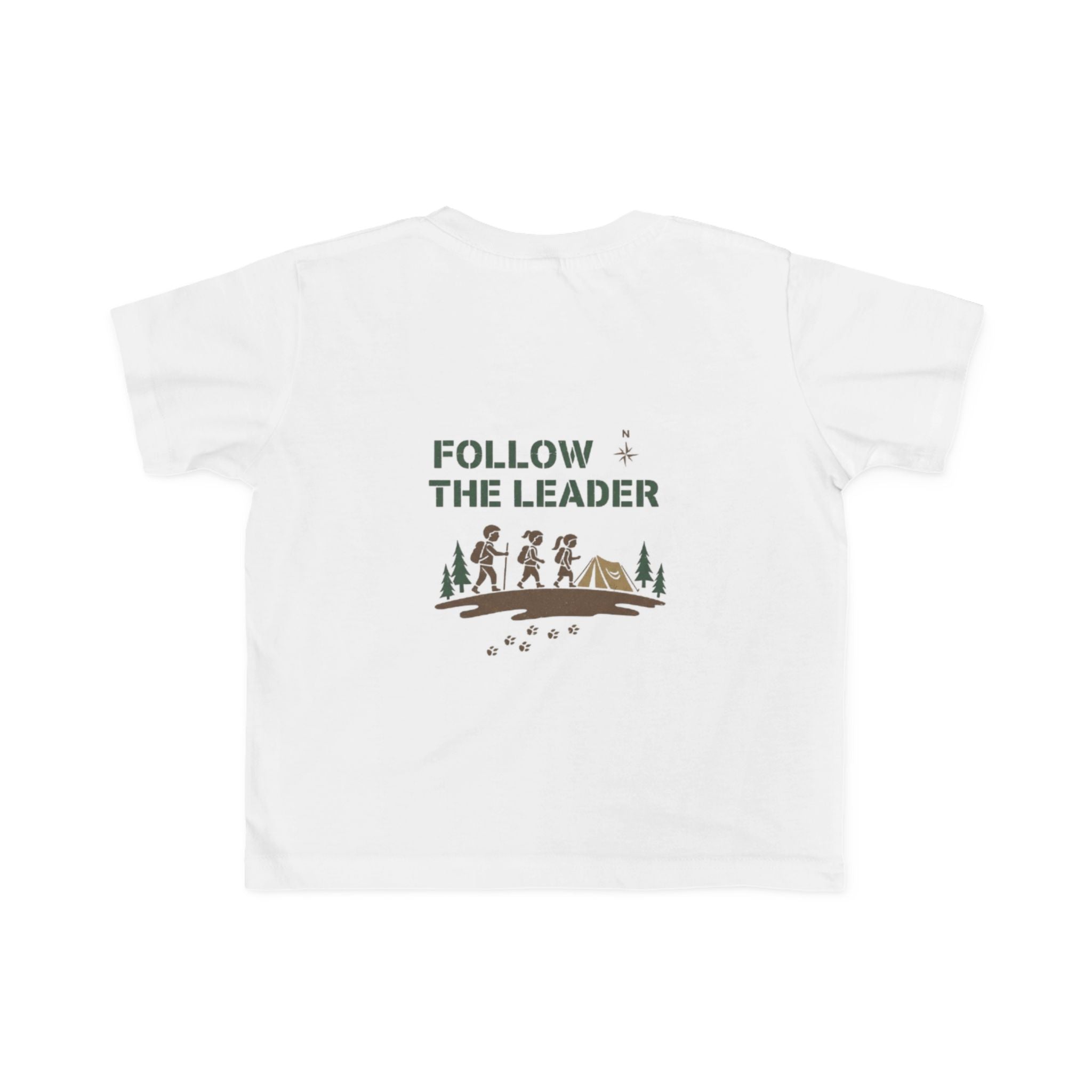 Toddler Tee - "Follow the Leader" Camping Adventure Kids Shirt