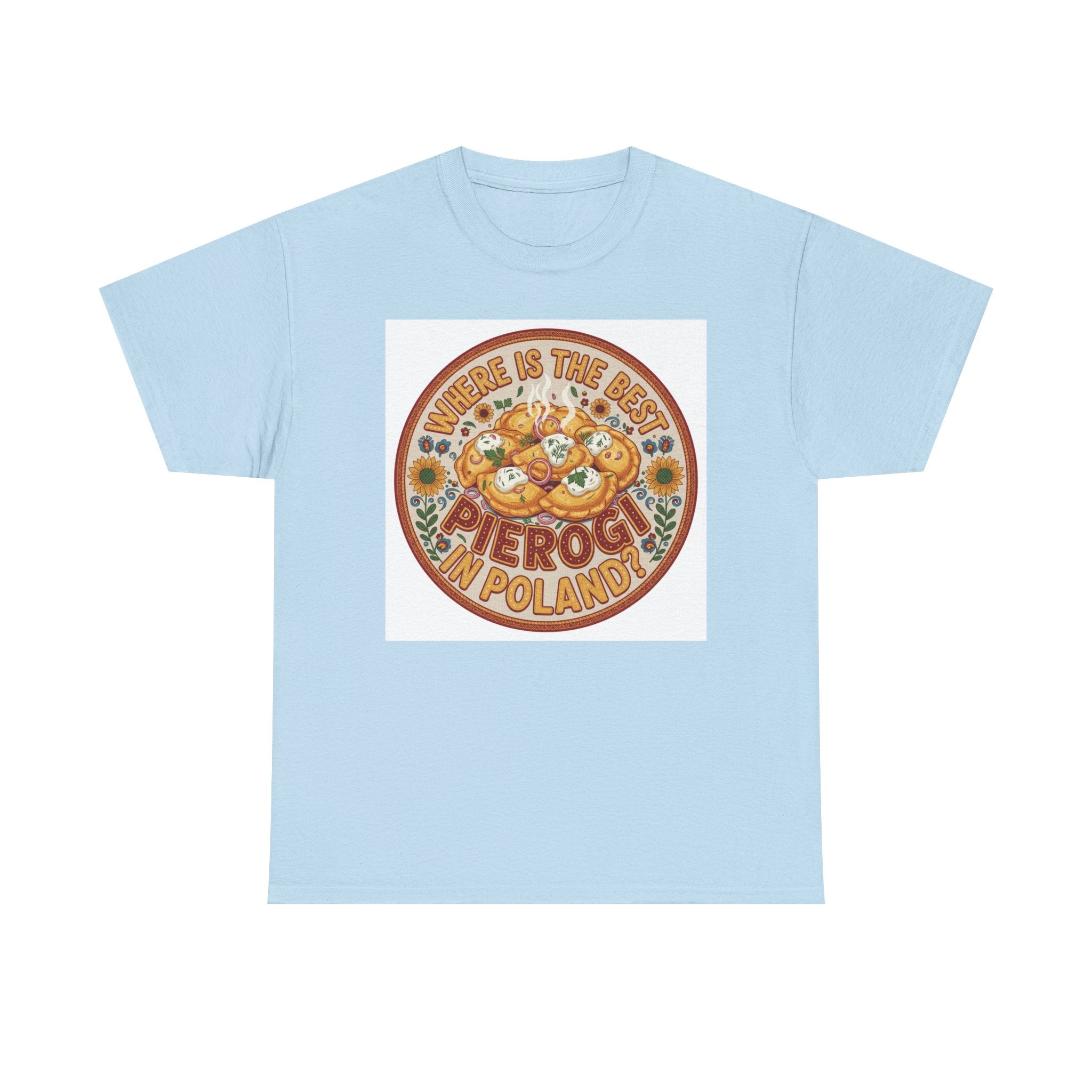 Pierogi Shirt - "Pierogi Are the Best in Poland" Retro Food Tee