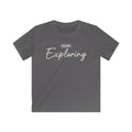 Kids Tee — 'Exploring' Adventure Graphic Shirt for Little Travelers