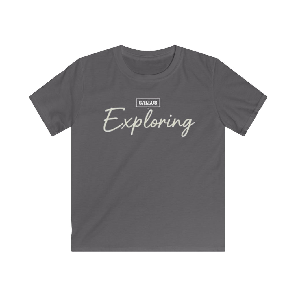 Kids Tee — 'Exploring' Adventure Graphic Shirt for Little Travelers