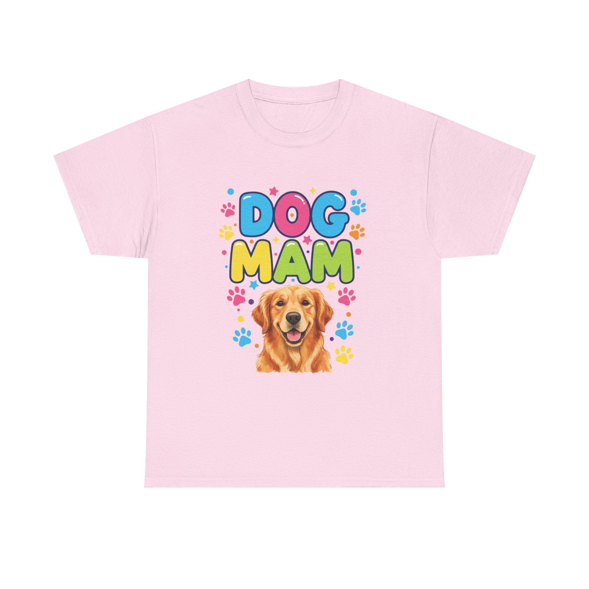 Dog Mam T-Shirt — Cute Colorful "Dog Mam" Graphic Tee for Dog Lovers