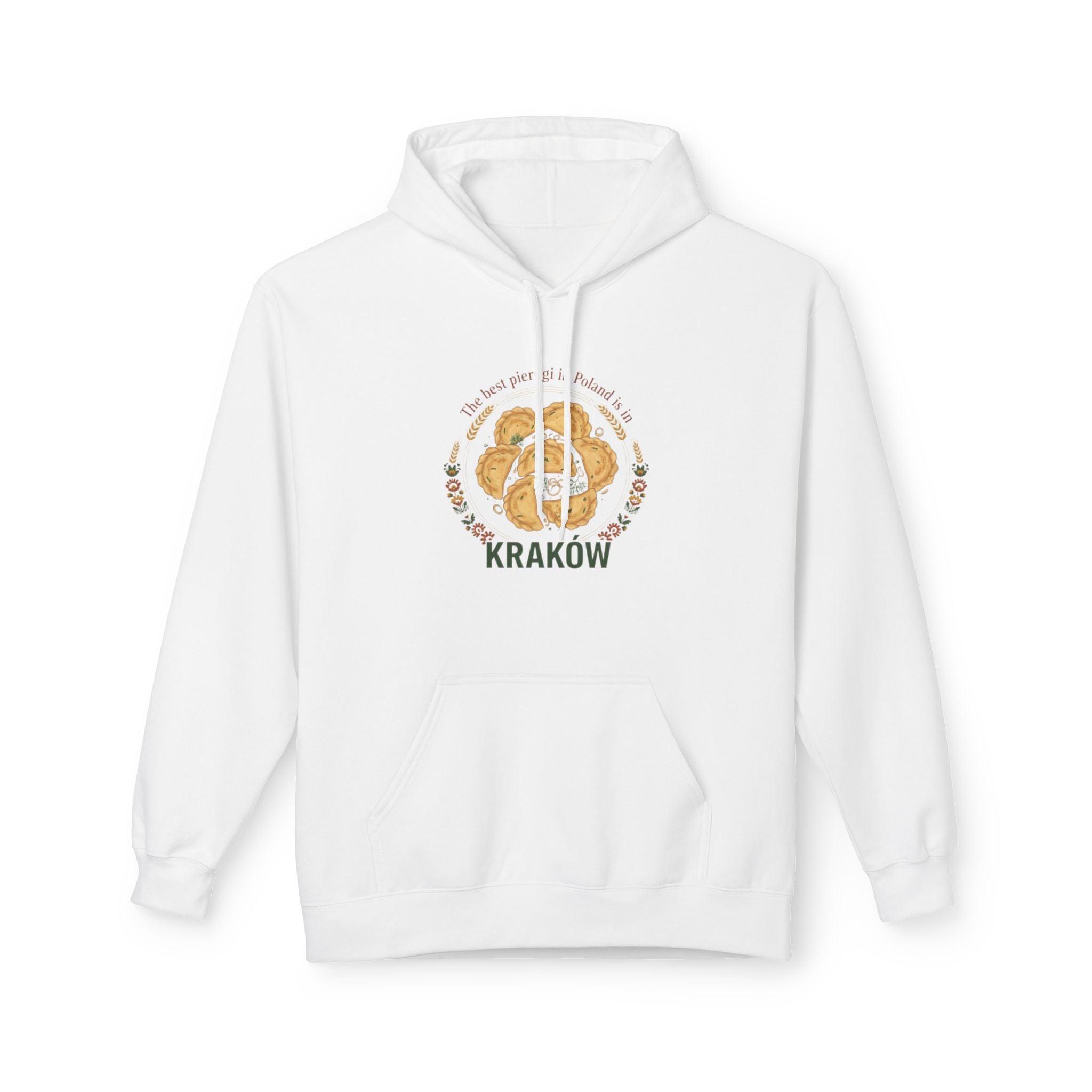 Kraków Gingerbread Circle Hoodie – Polish Travel Souvenir Sweatshirt