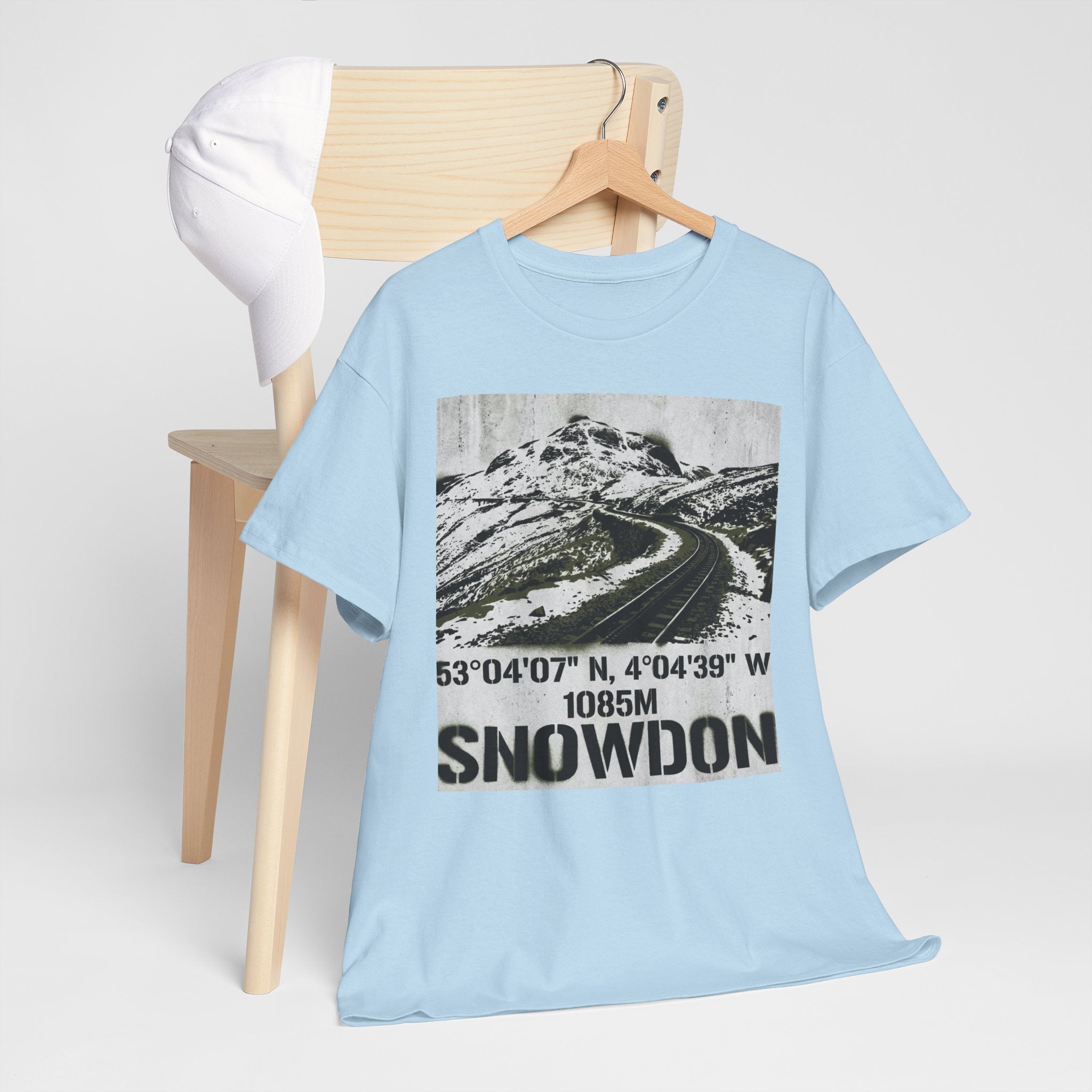 Snowdon Mountain Tee — Snowdon 1085M Coordinates Graphic T-Shirt