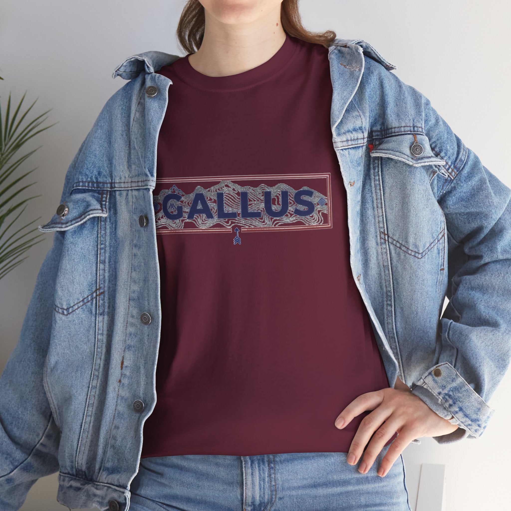 Gallus Spain Map T‑Shirt — Vintage Grid Spain Map Tee