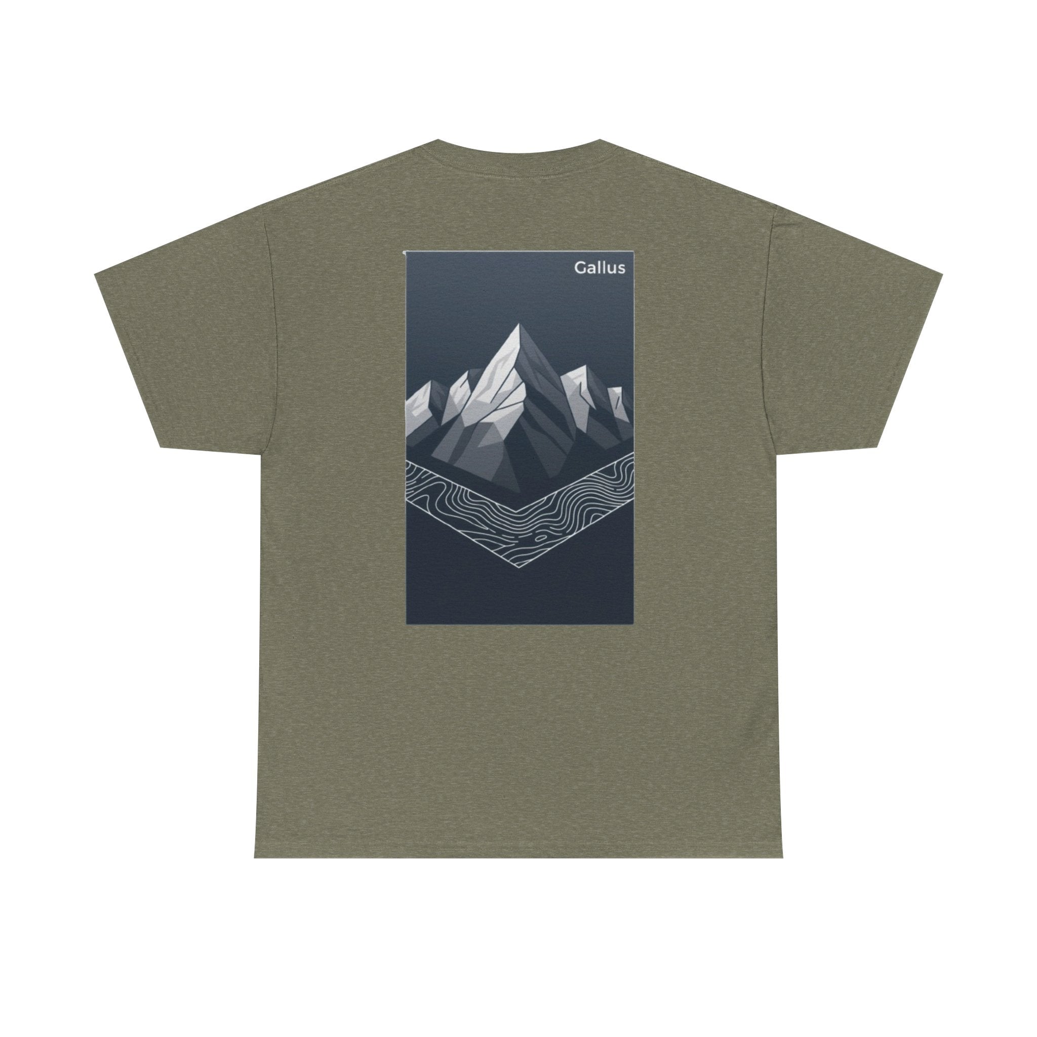Mountain Graphic Tee — Gallus Logo Adventure T‑Shirt