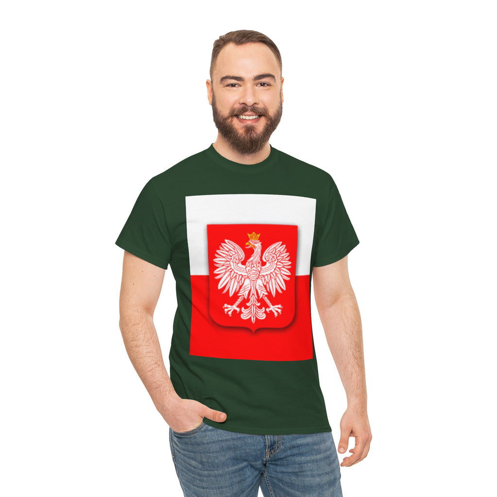 Polish White Eagle T-Shirt — Polska Coat of Arms Tee