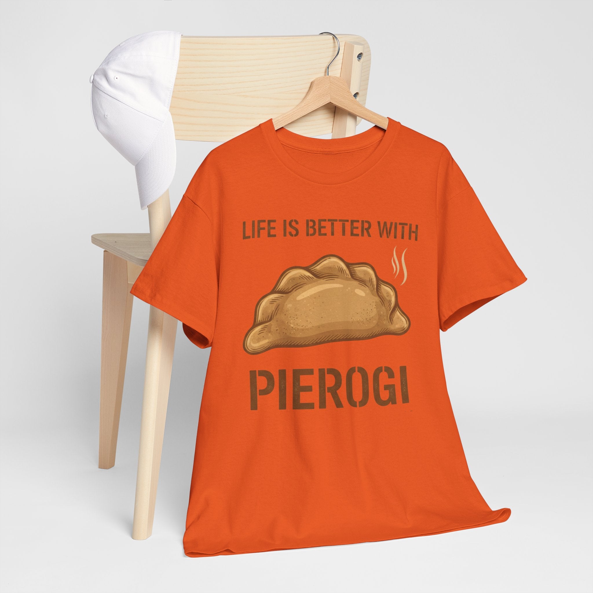 Pierogi T-Shirt — "Life Is Better With Pierogi" Funny Foodie Tee