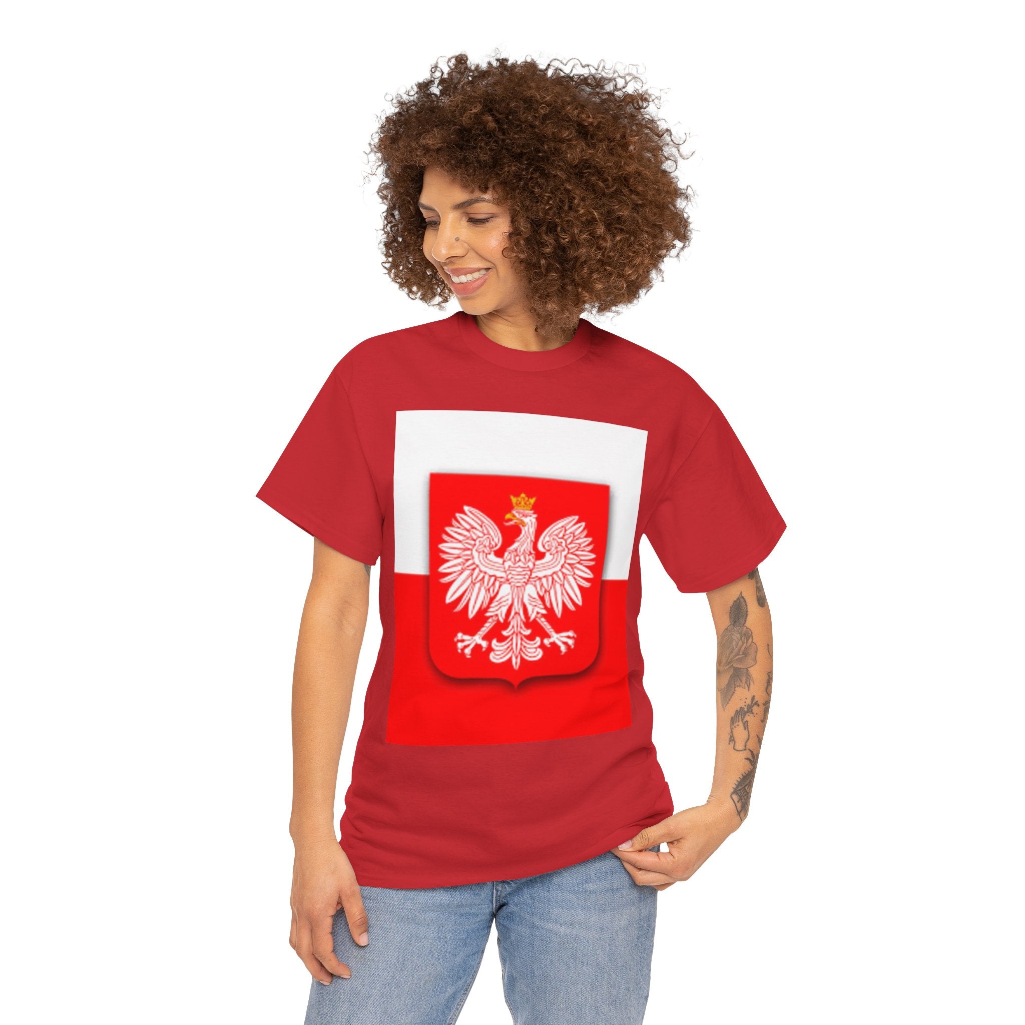 Polish White Eagle T-Shirt — Polska Coat of Arms Tee
