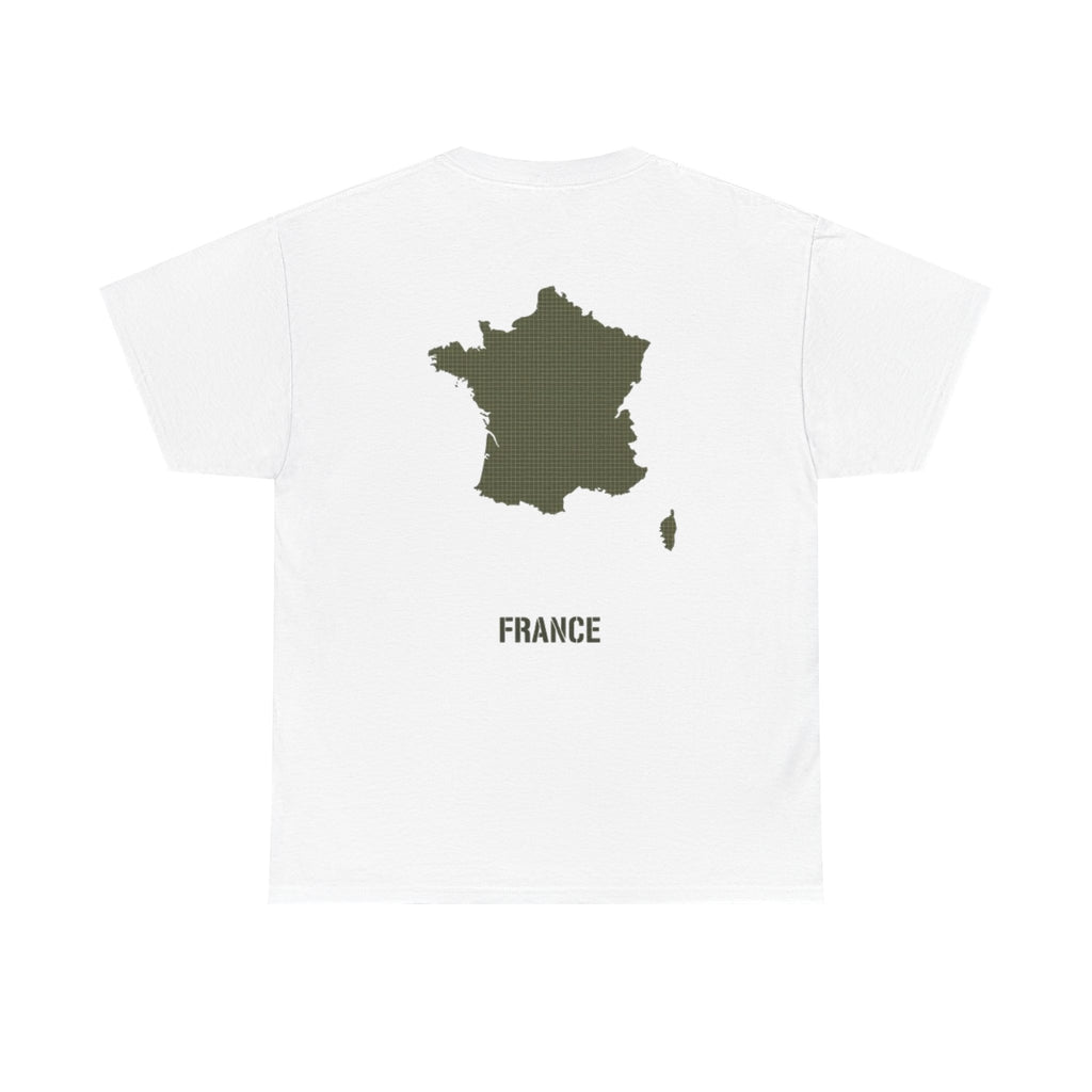 France Map Tee with "GALLUS" Chest Logo