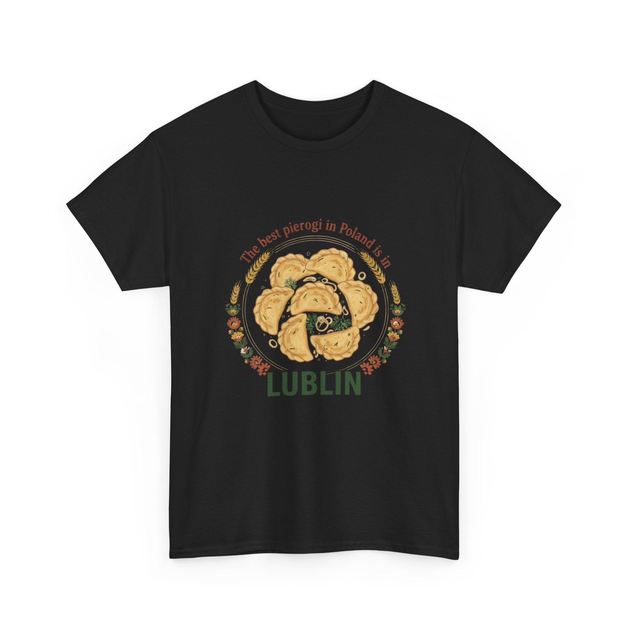 Lublin Pierogi Tee — "The best pierogi in Poland is here" Casual Polish Food T‑Shirt