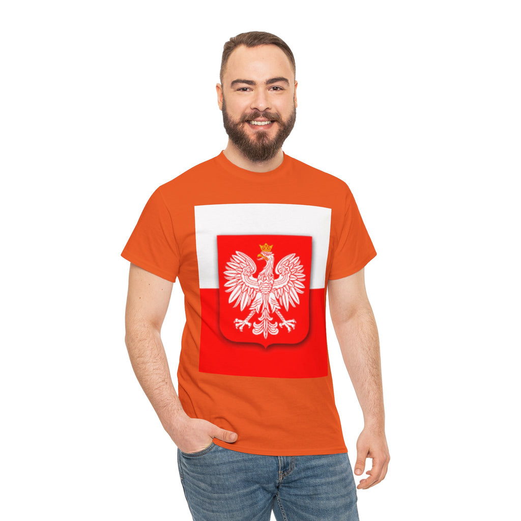 Polish White Eagle T-Shirt — Polska Coat of Arms Tee