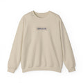 Crewneck Sweatshirt — Gallus Minimal Logo & Retro Arch “Don’t Look… It Is A Long Way Up”