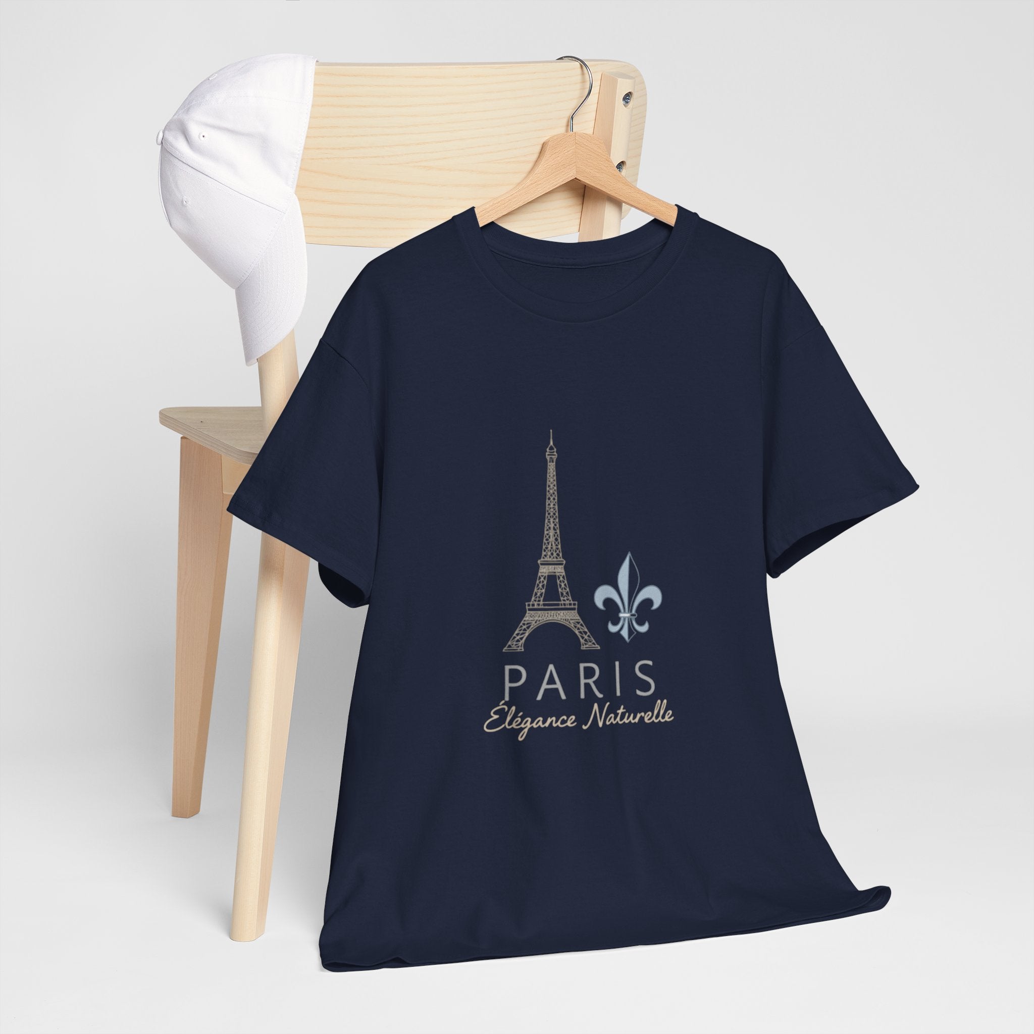 Paris Eiffel Tower Tee – 'Paris Élégance Naturelle' Graphic T-Shirt