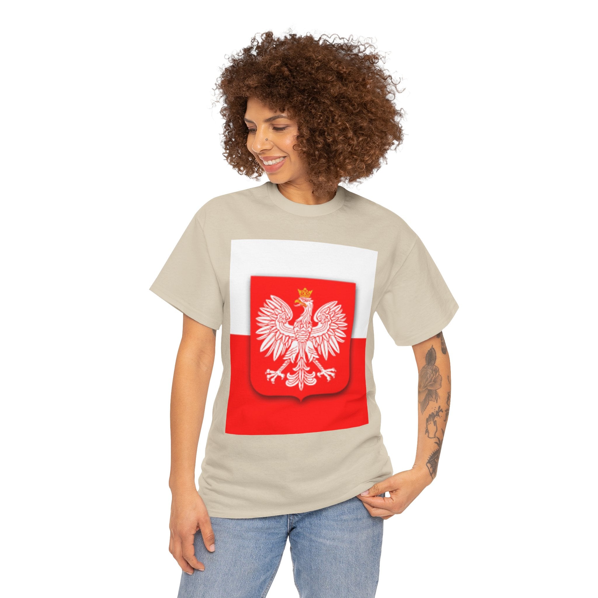 Polish White Eagle T-Shirt — Polska Coat of Arms Tee