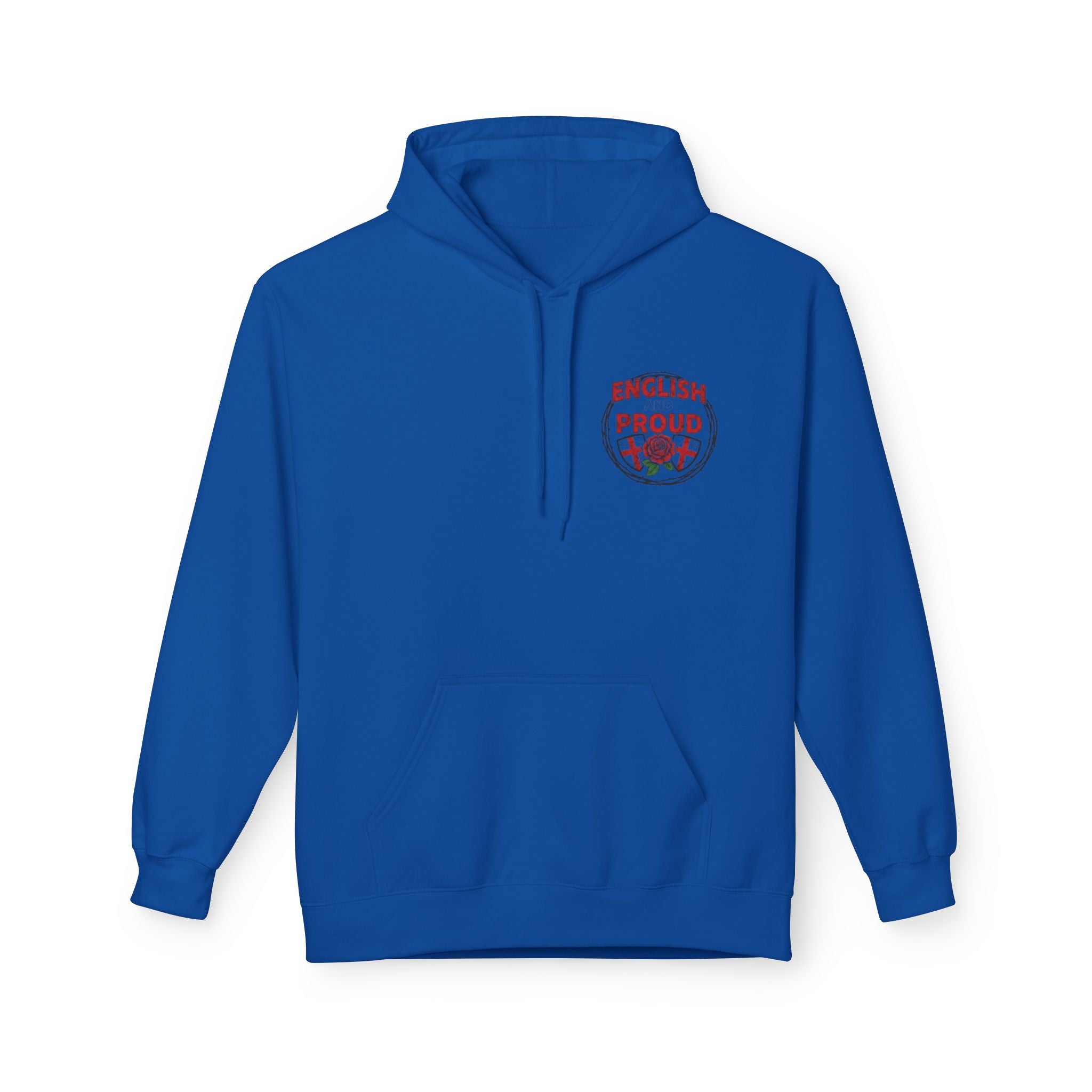 England Rose Hoodie – Vintage Floral Emblem Pullover