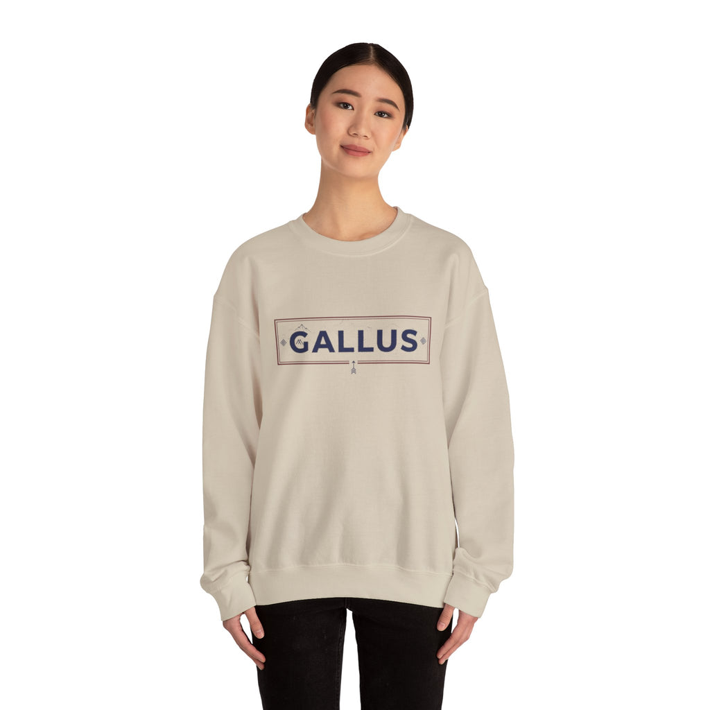 Spain Map Crewneck Sweatshirt — GALLUS Logo Travel Pullover