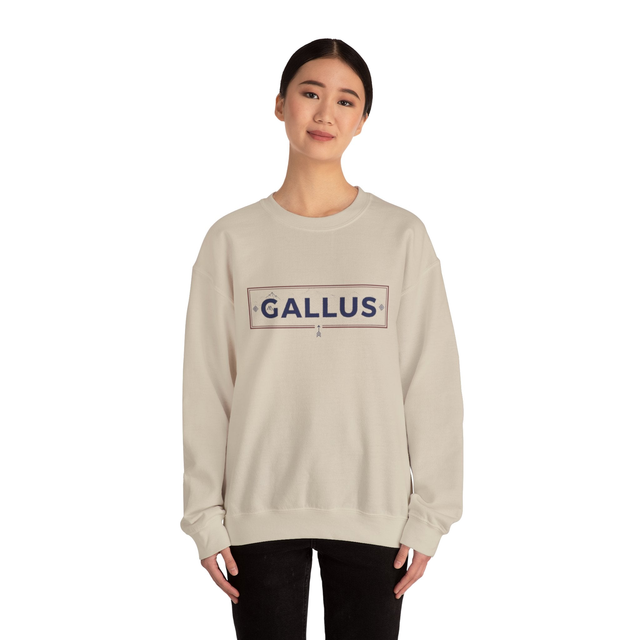 Spain Map Crewneck Sweatshirt — GALLUS Logo Travel Pullover