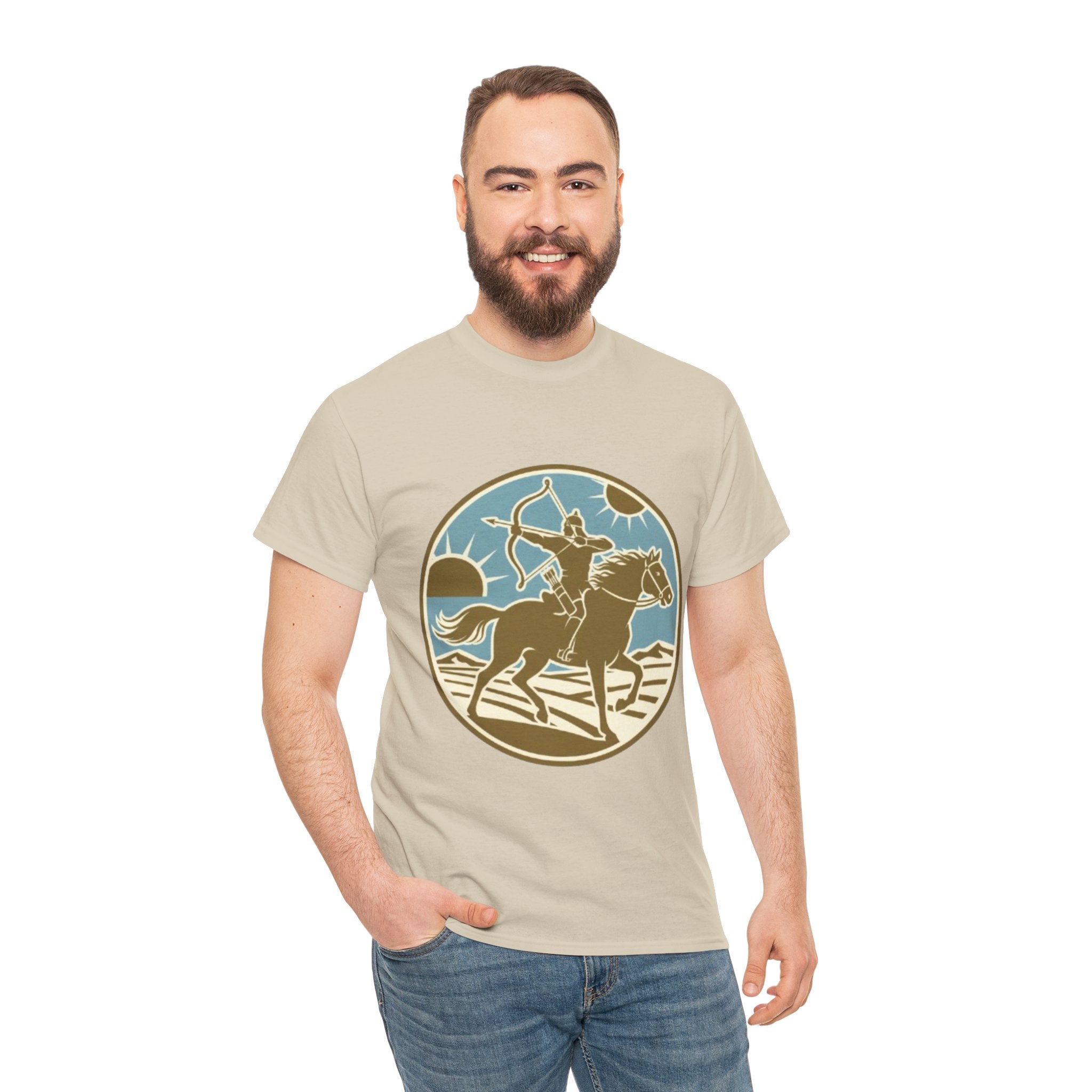 Cowboy Rodeo T‑Shirt — Western Rider Circle Graphic Tee