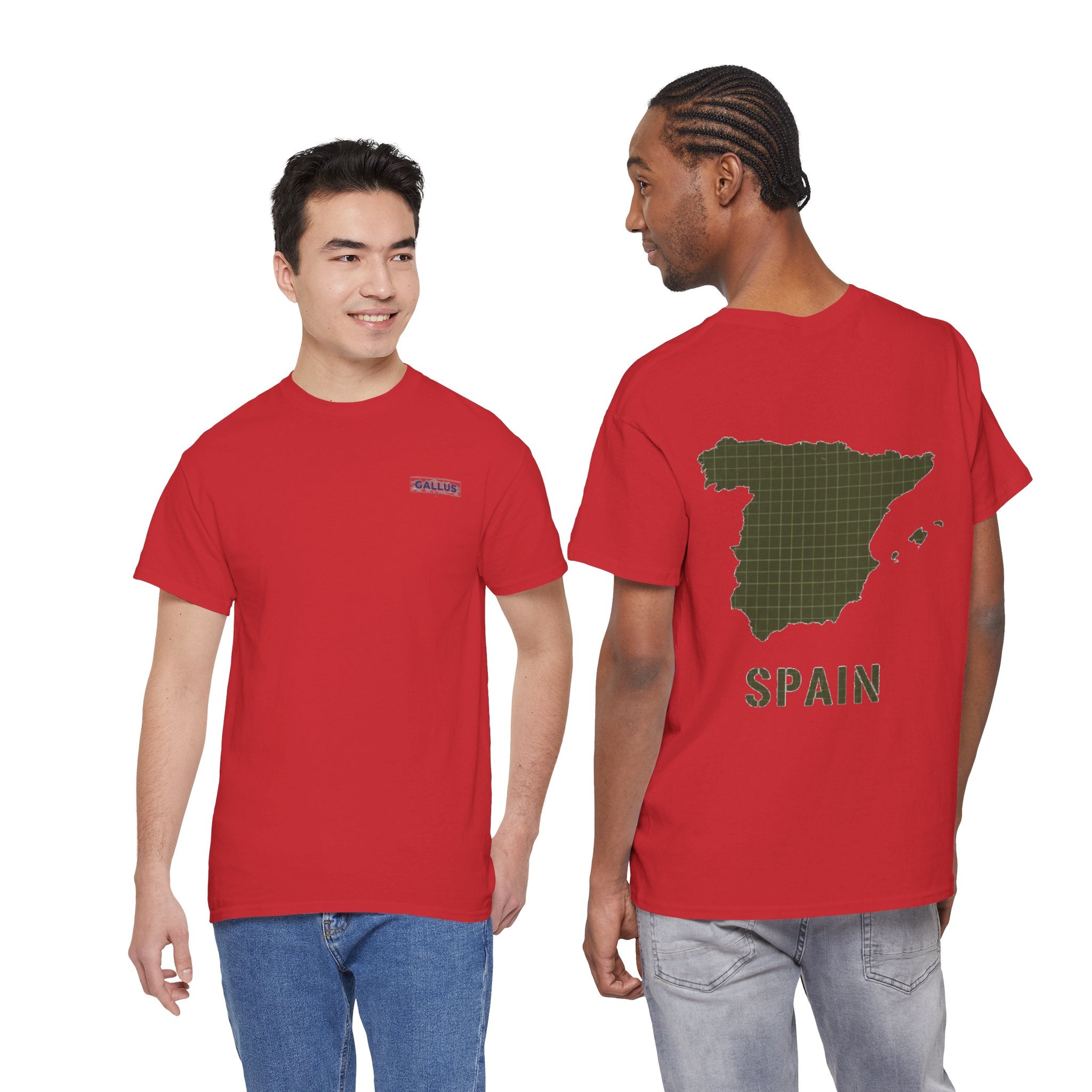 Spain Map Graphic Tee — Minimalist Travel T‑Shirt