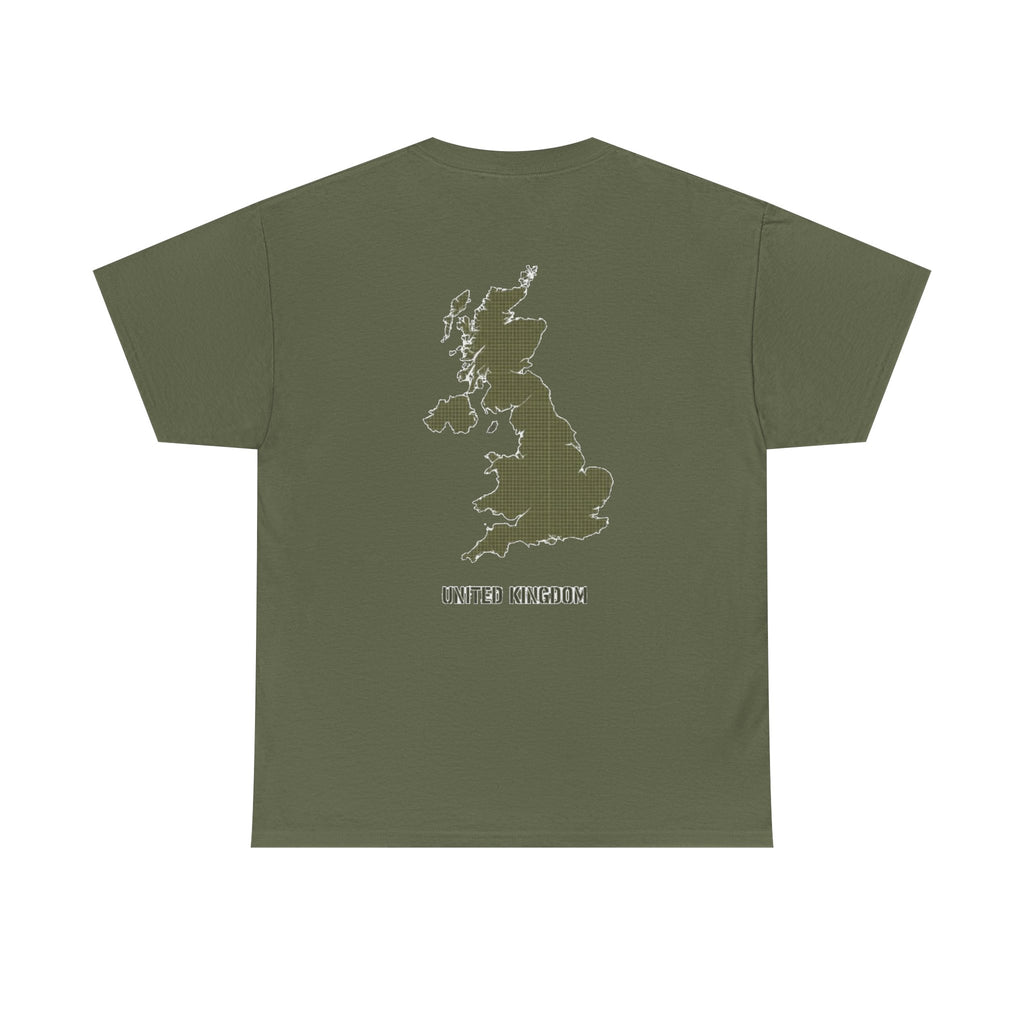 United Kingdom Map Tee — "GALLUS" Streetwear Graphic T-Shirt