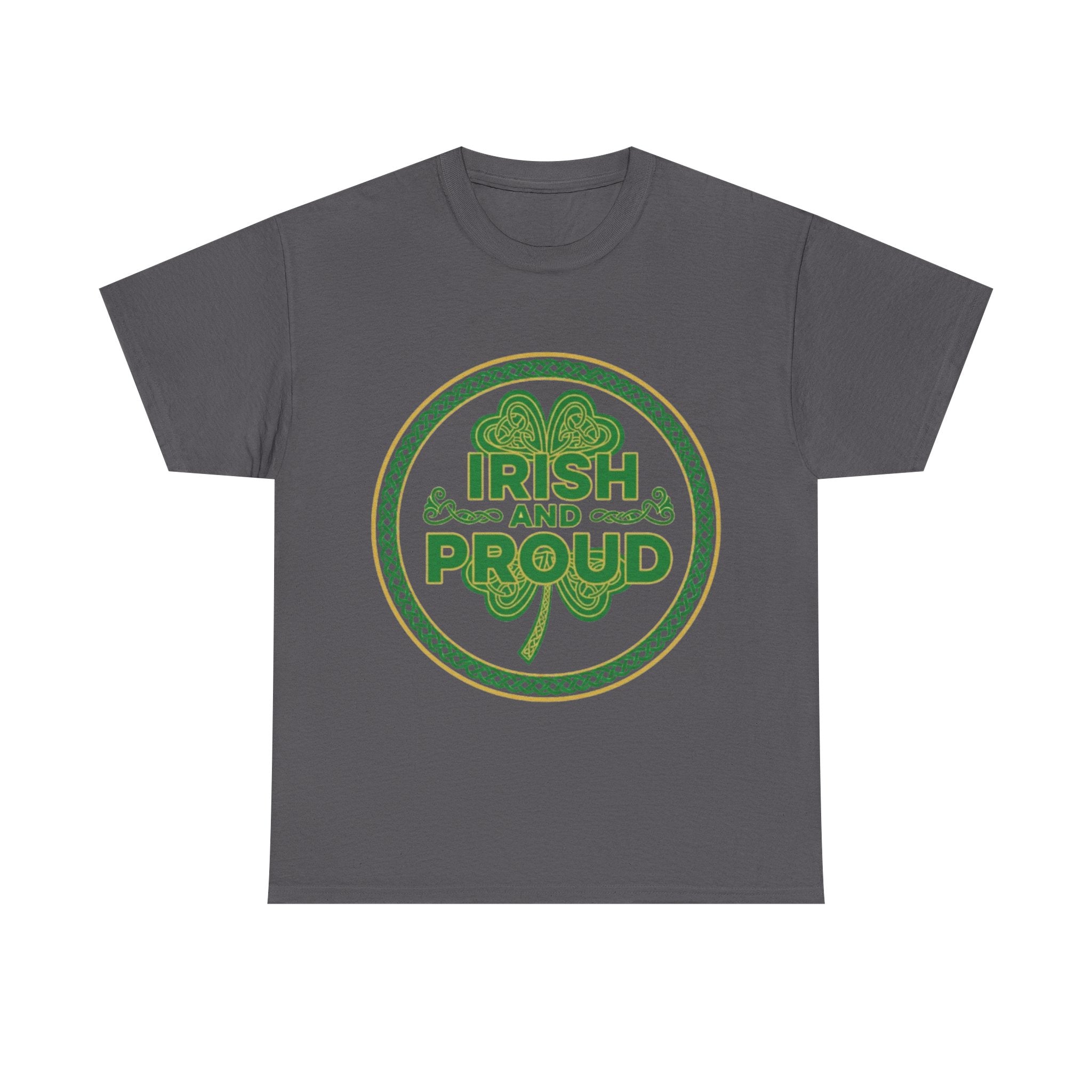 Irish and Proud Shamrock T-Shirt — St. Patrick’s Day Celebration Tee