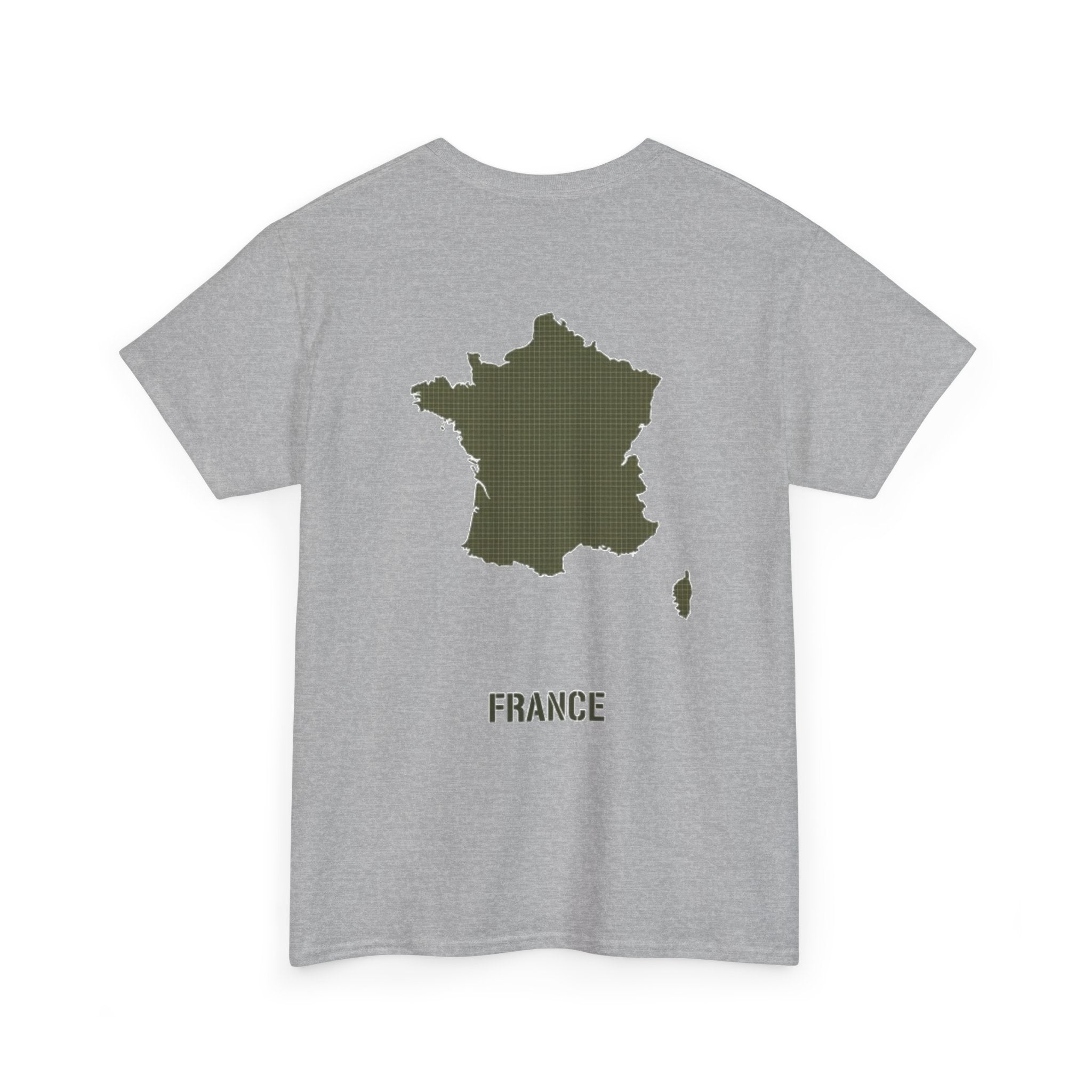 France Map Tee with "GALLUS" Chest Logo