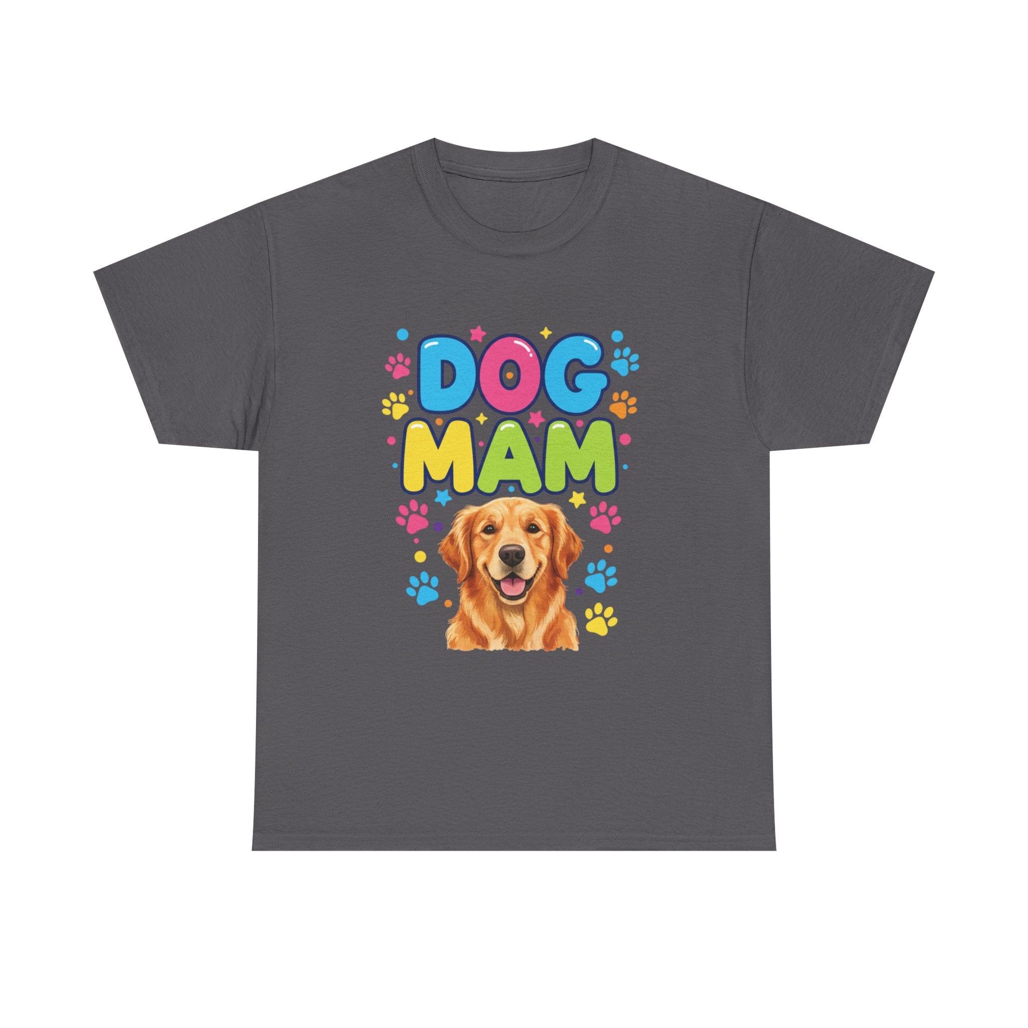 Dog Mam T-Shirt — Cute Colorful "Dog Mam" Graphic Tee for Dog Lovers