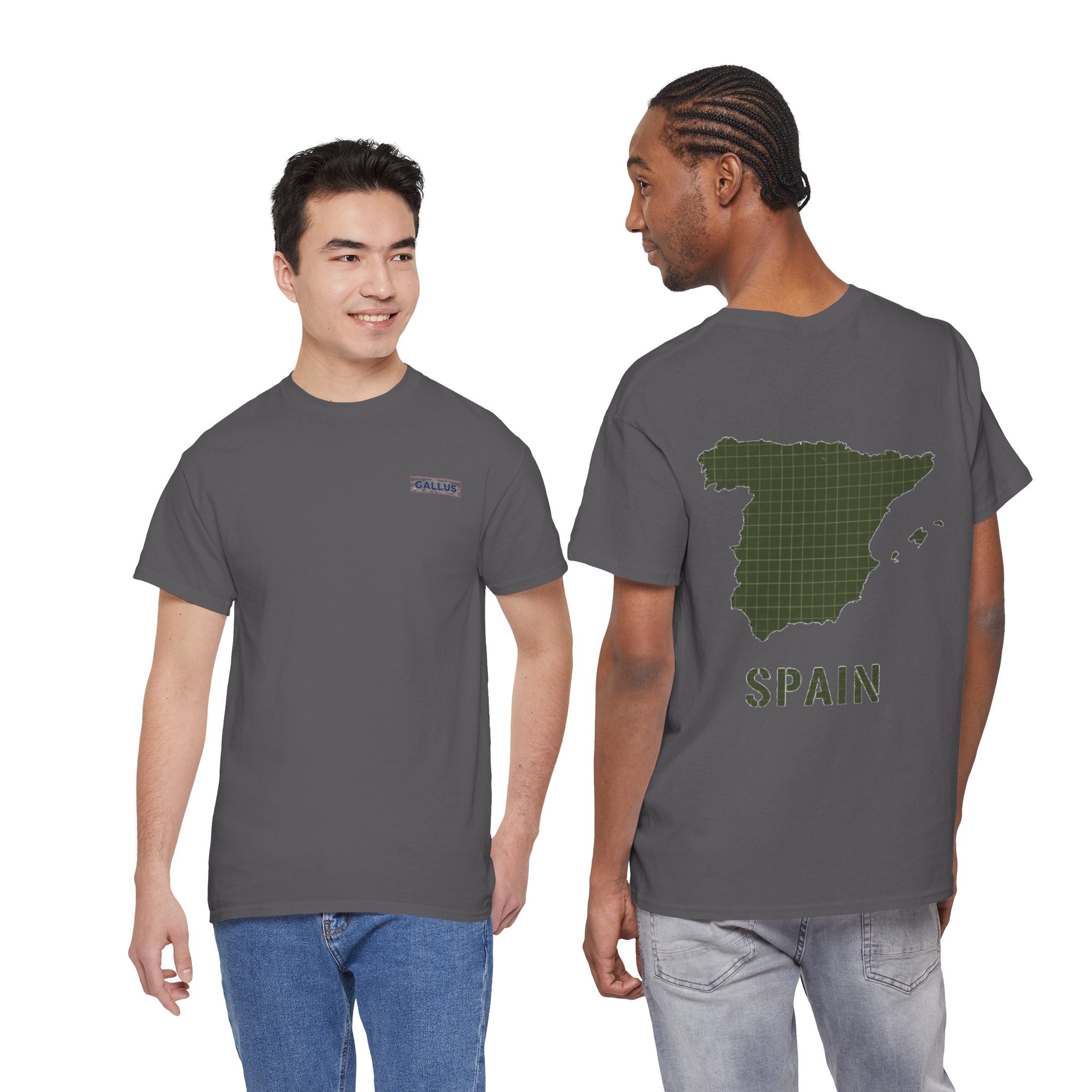 Spain Map Graphic Tee — Minimalist Travel T‑Shirt