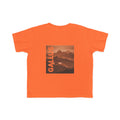 Gallus Mountain Toddler Tee — Orange Scenic Print