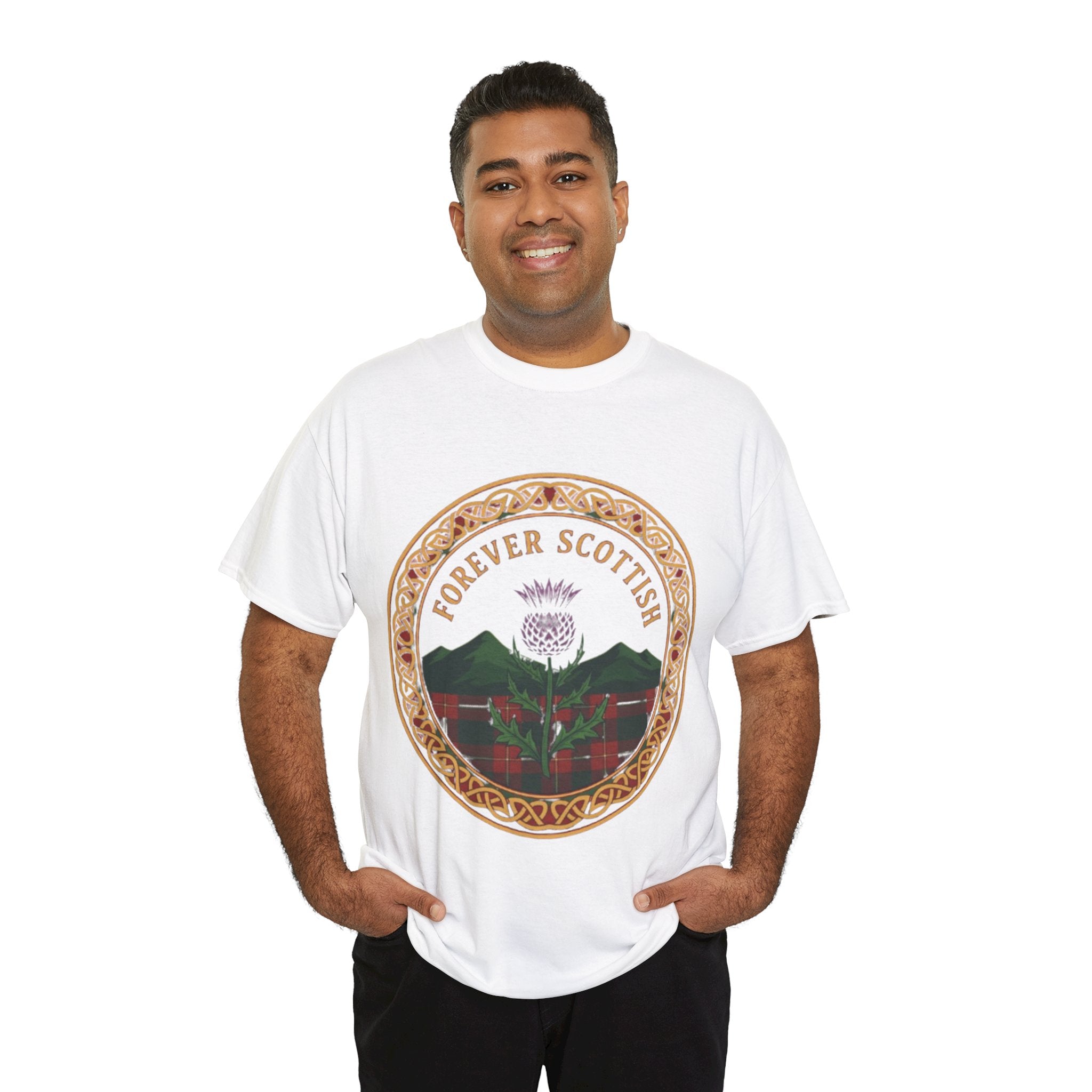 Scottish Thistle T‑Shirt - "Forever Scottish" Crest Tee
