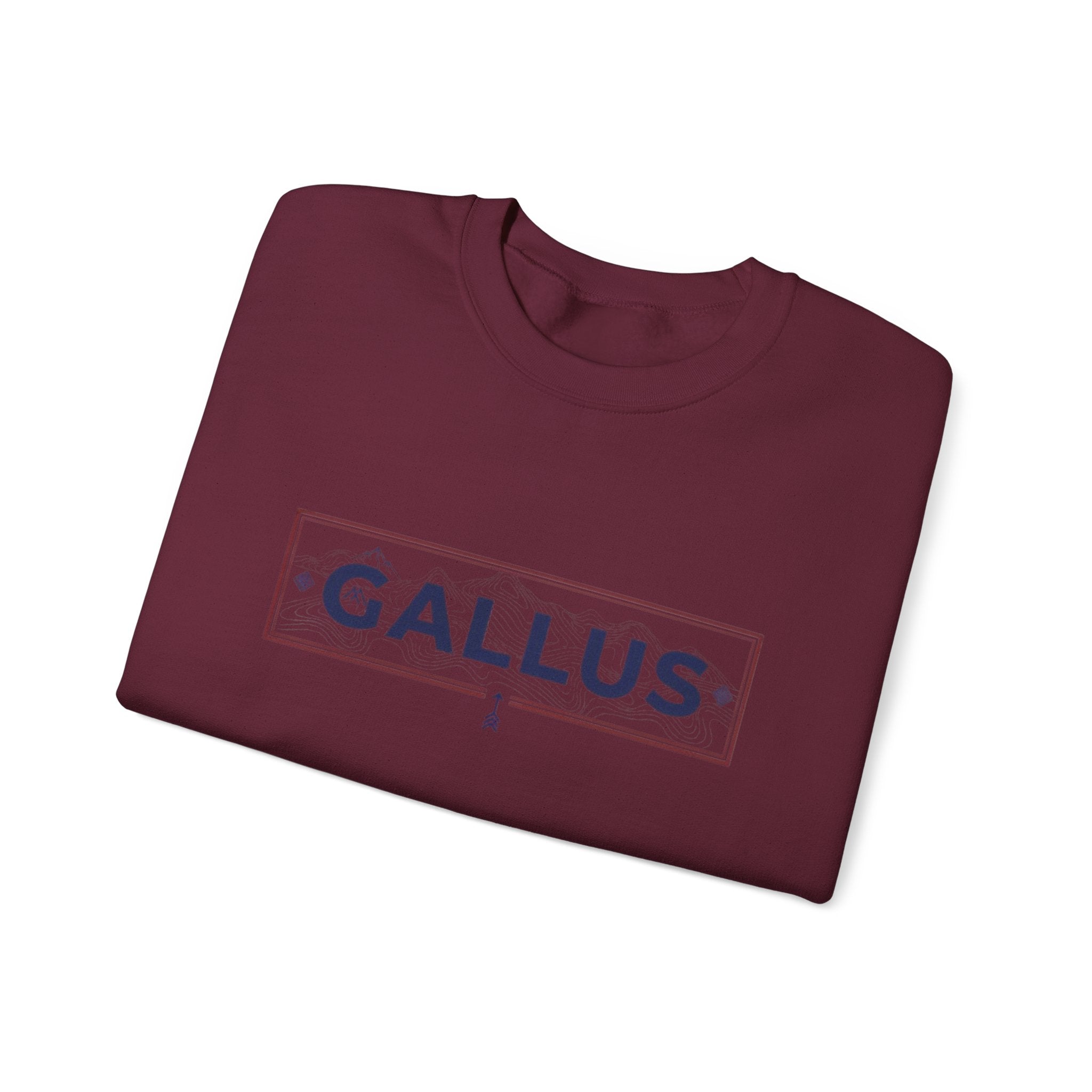 Spain Map Crewneck Sweatshirt — GALLUS Logo Travel Pullover